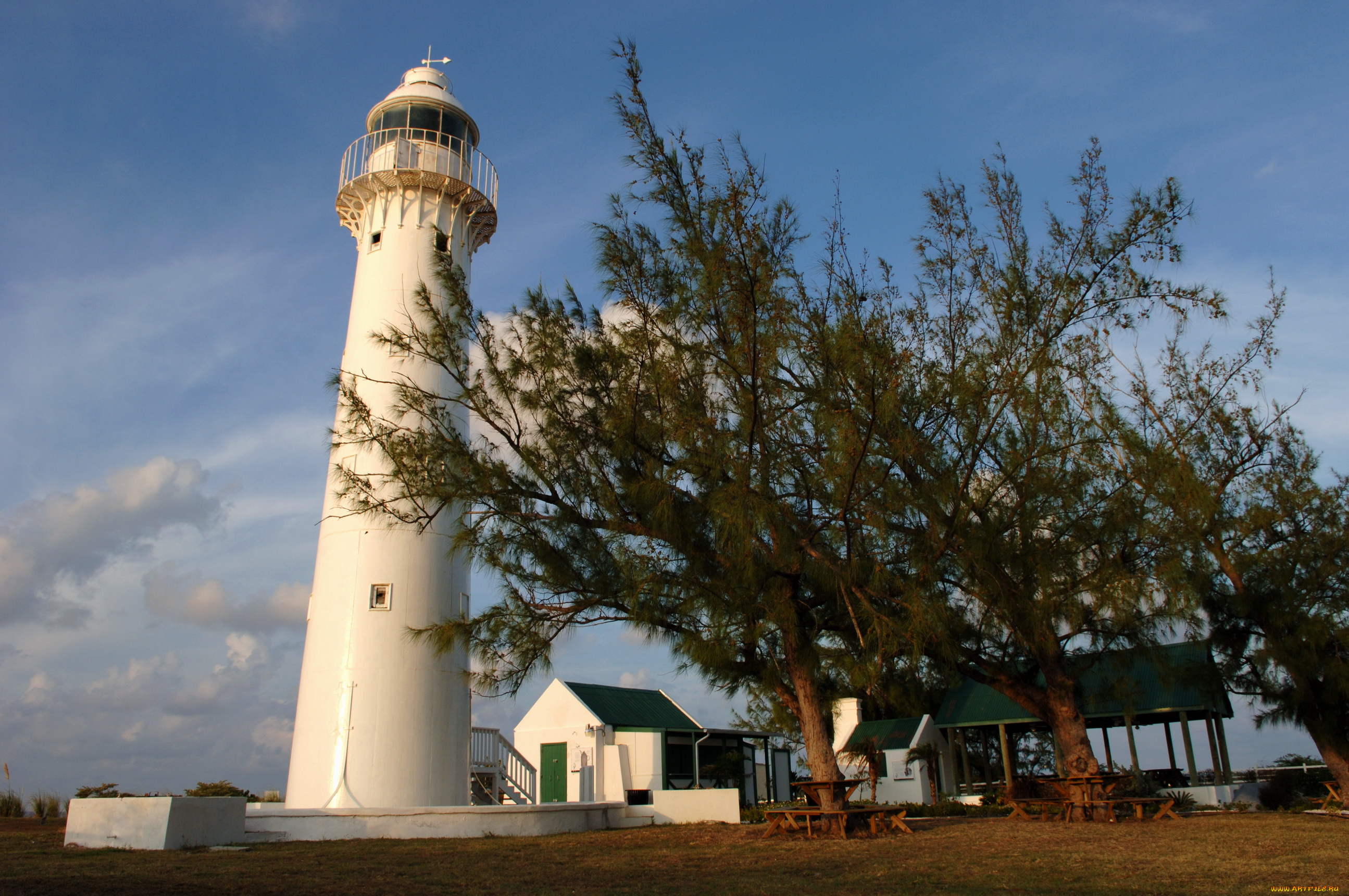 природа, маяки, grand, turk, lighthouse, caribbean, beaches