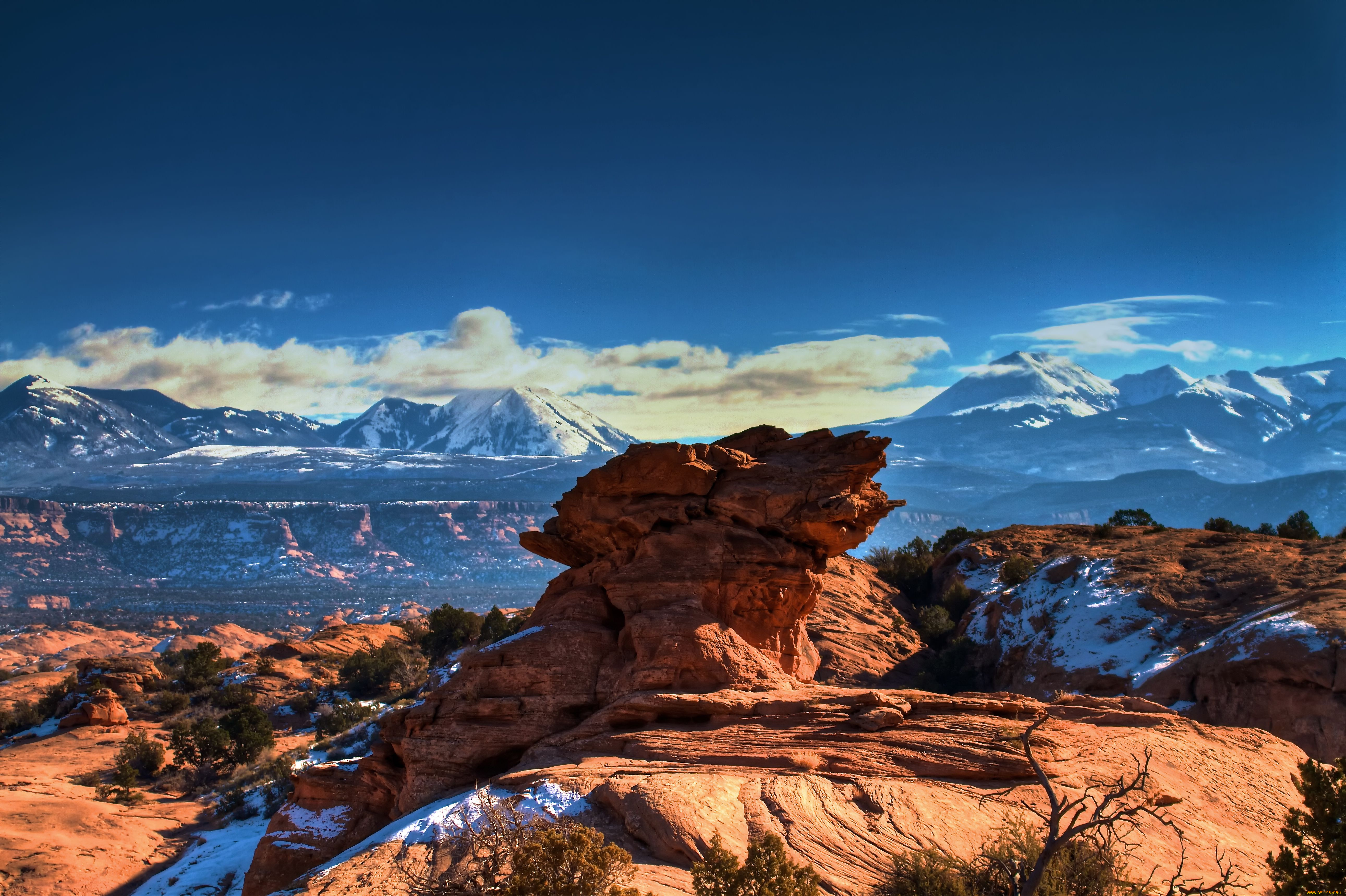 природа, горы, moab, utah