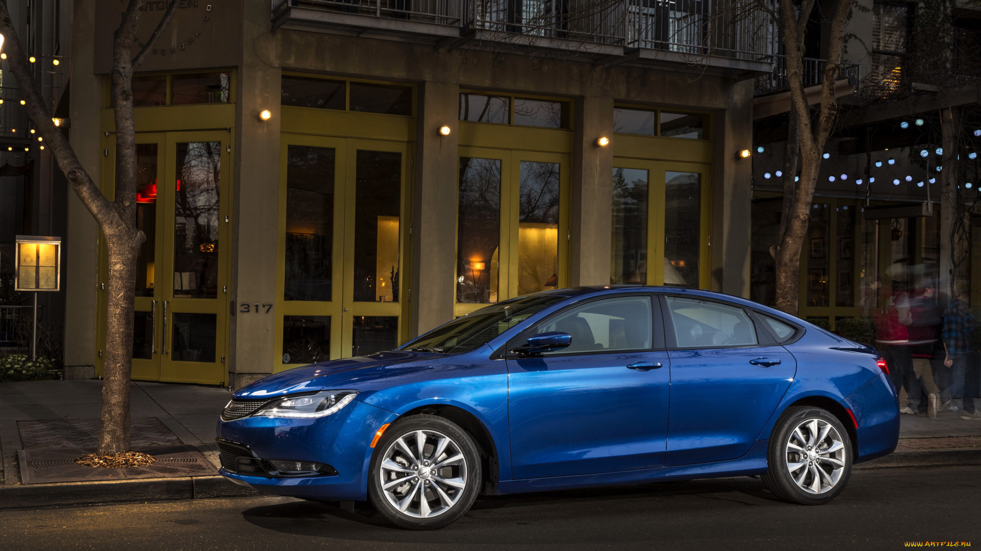 2015, chrysler, 200, sedan, автомобили, chrysler, голубой