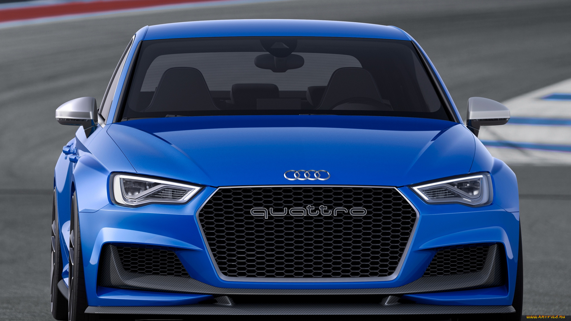 автомобили, audi, 2014г, concept, quattro, clubsport, a3, синий