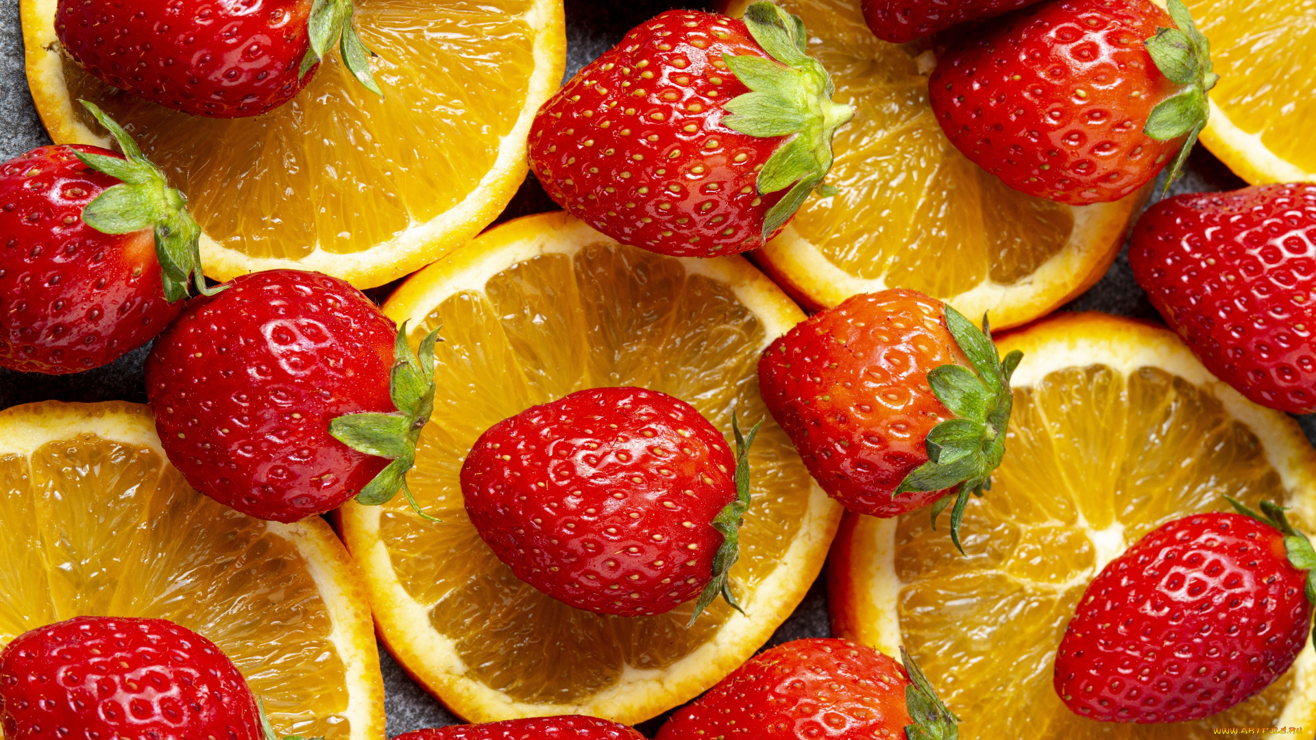 еда, фрукты, , ягоды, апельсины, клубника