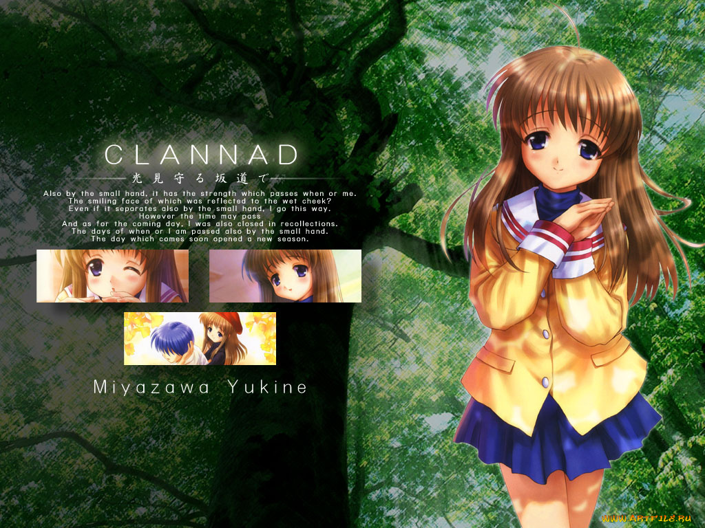 аниме, clannad