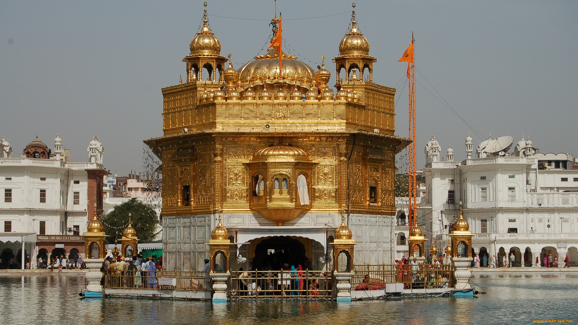 golden, temple, amritsar, города, буддистские, другие, храмы