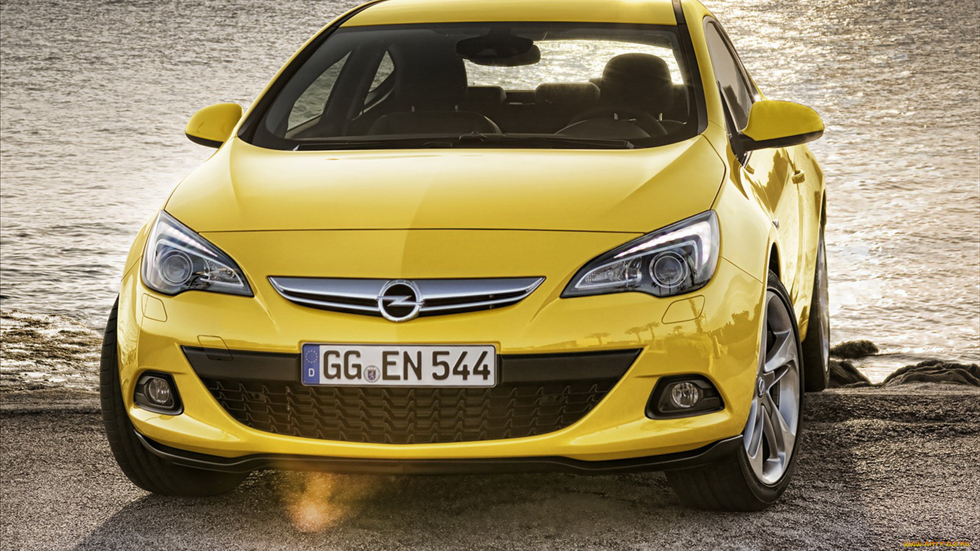 opel, astra, gtc, 2012, автомобили, авто, желтый