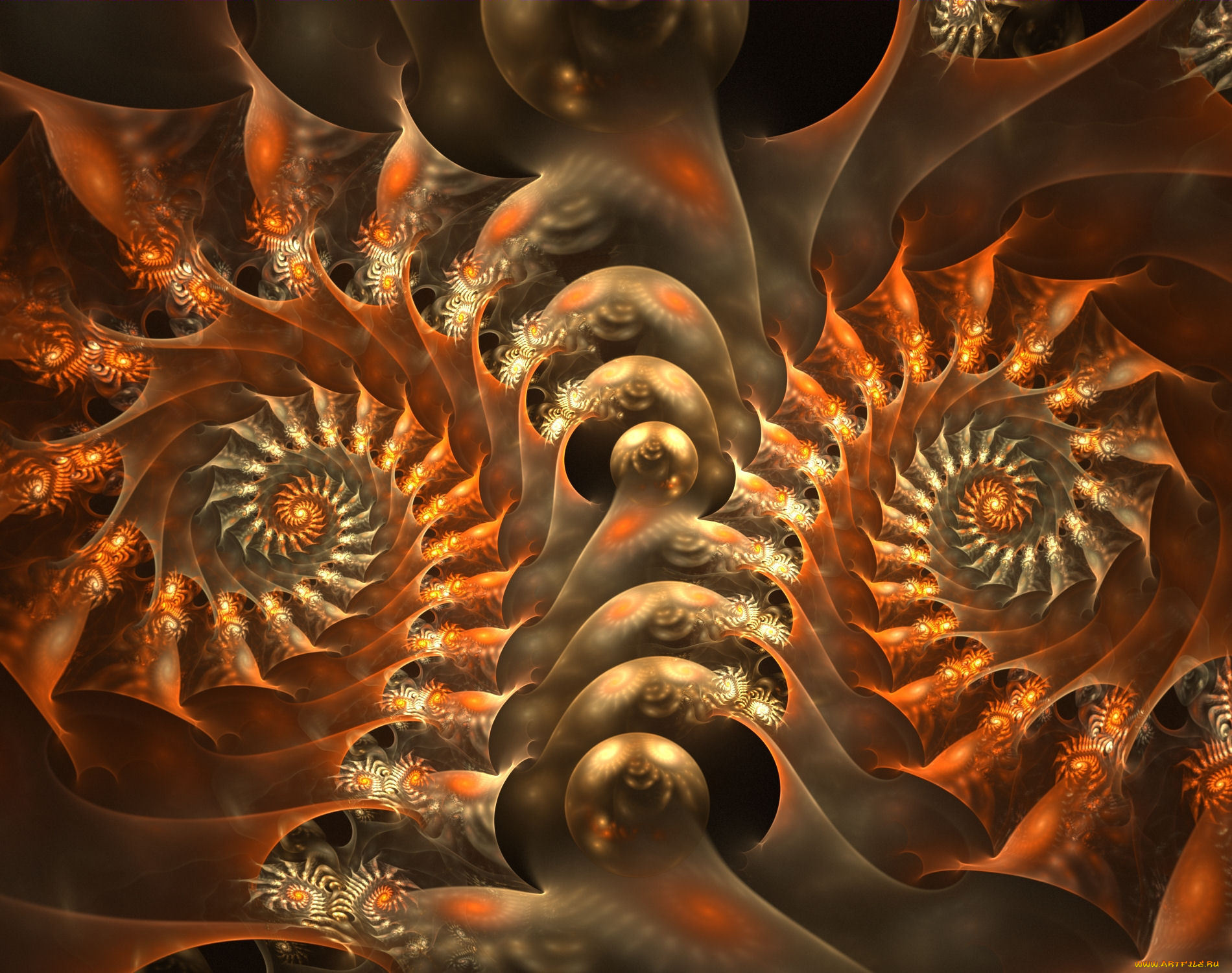 3д, графика, fractal, фракталы, цвета, фон, узор