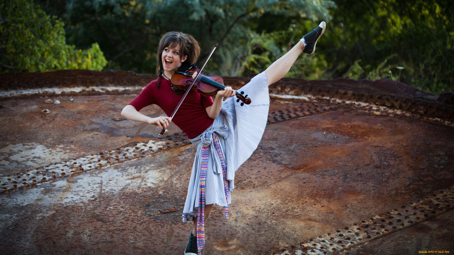 lindsey, stirling, музыка, скрипка