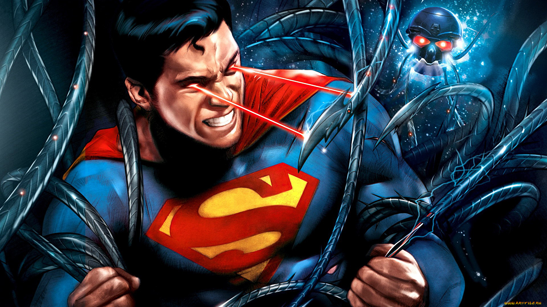 superman, unbound, мультфильмы, непобежденный, супермен