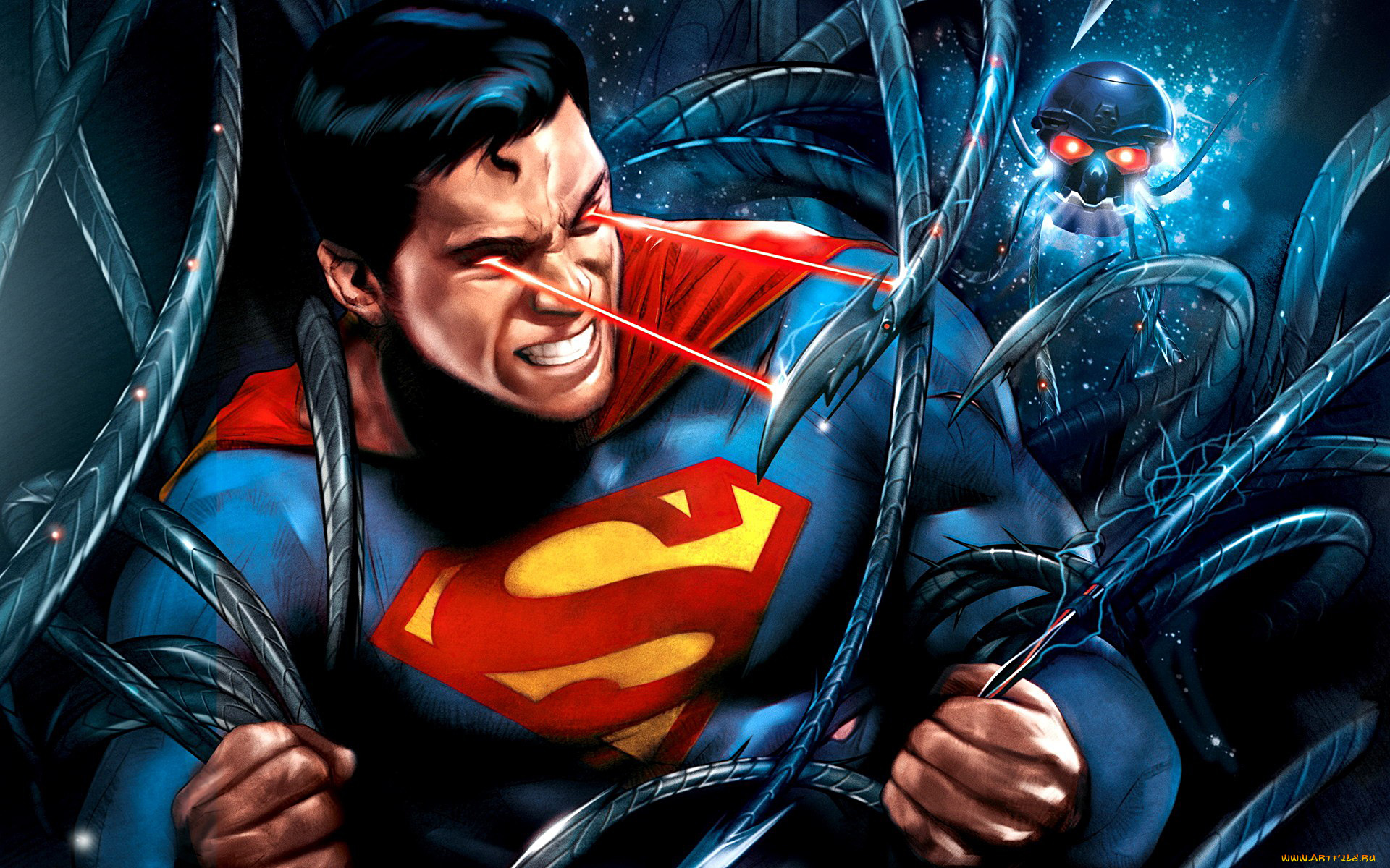 superman, unbound, мультфильмы, непобежденный, супермен