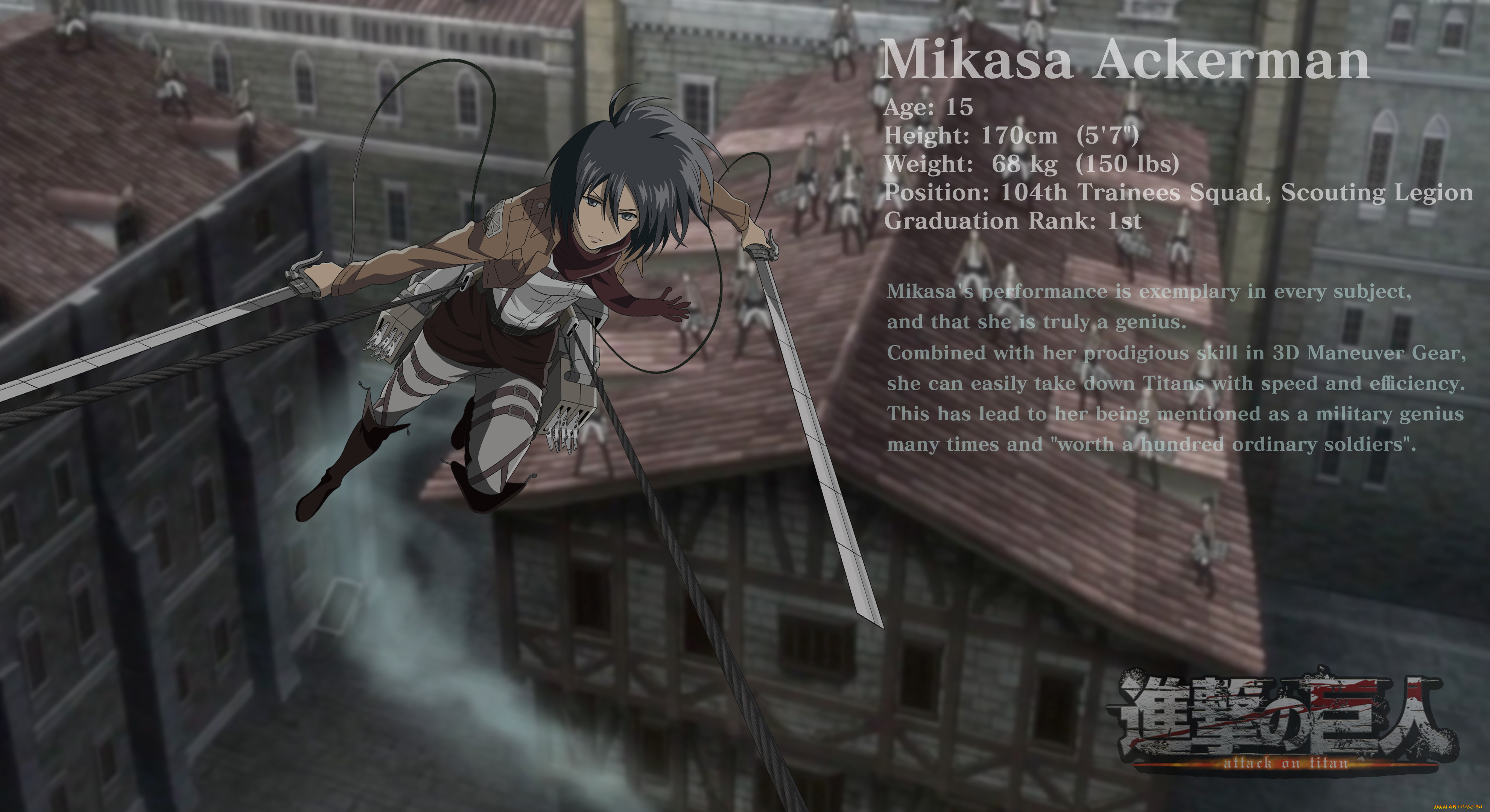 mikasa, ackerman, аниме, shingeki, no, kyojin, девушка