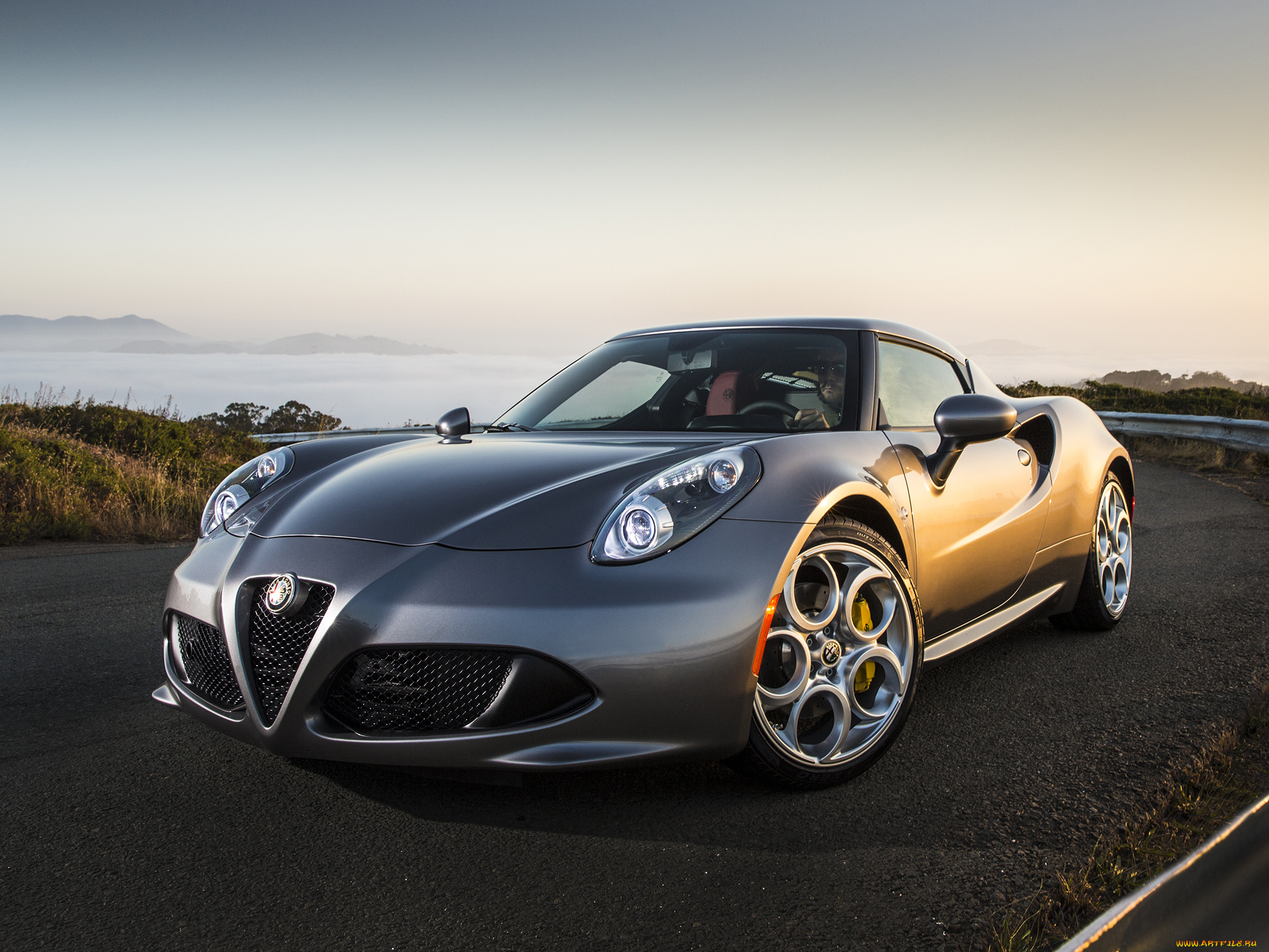 автомобили, alfa, romeo, 2015г, alfa, romeo, 4c, us-spec, 960, темный