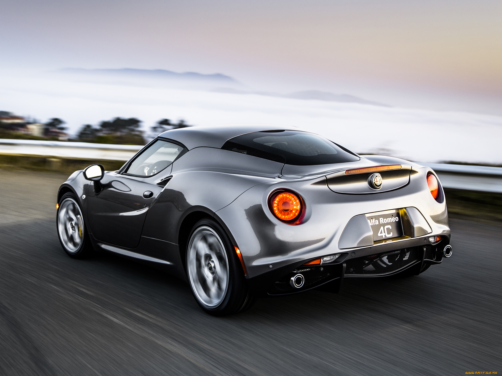 автомобили, alfa, romeo, 2015г, alfa, romeo, 4c, us-spec, 960, темный