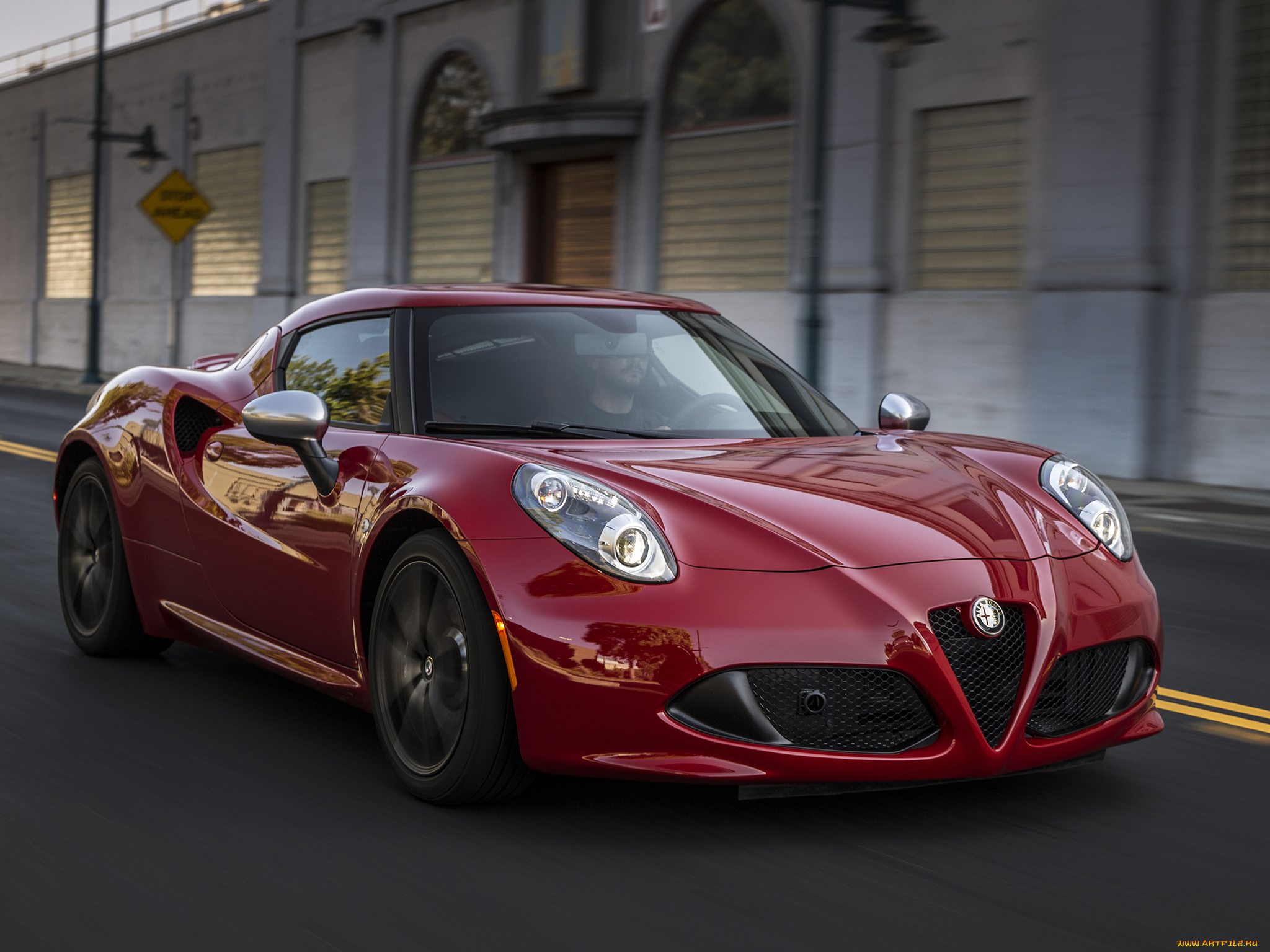 автомобили, alfa, romeo, 2015г, alfa, romeo, 4c, us-spec, 960, красный