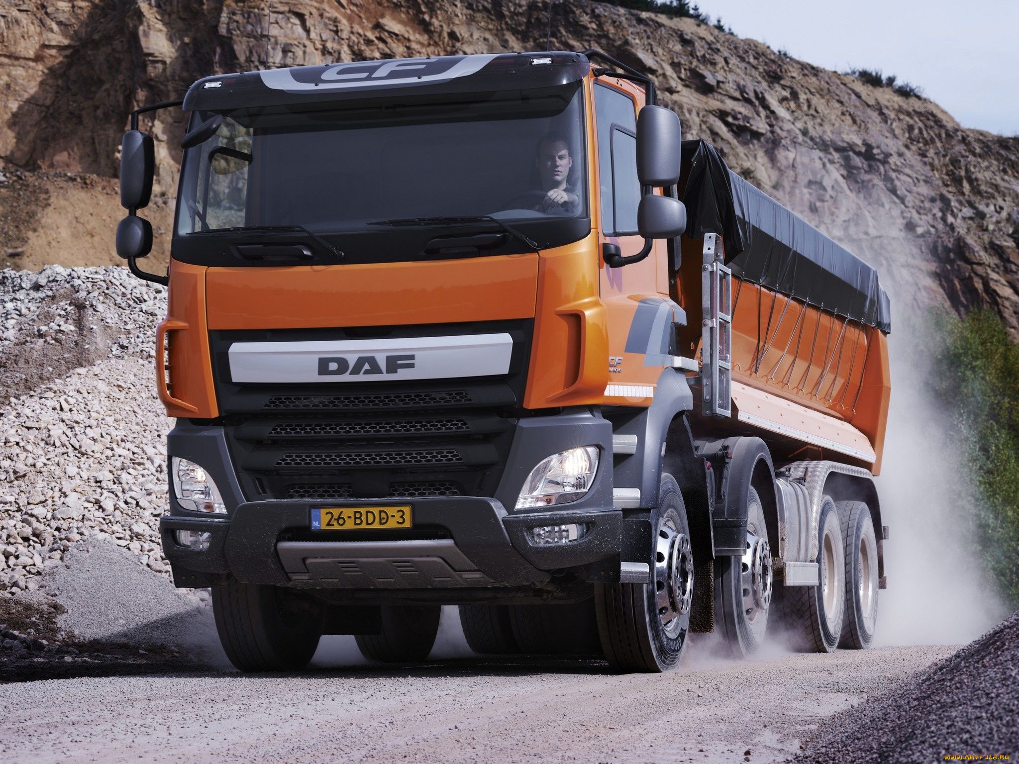 автомобили, daf, , выставка, улица, fad, tipper, cab, day, 8x4, cf, 460, daf