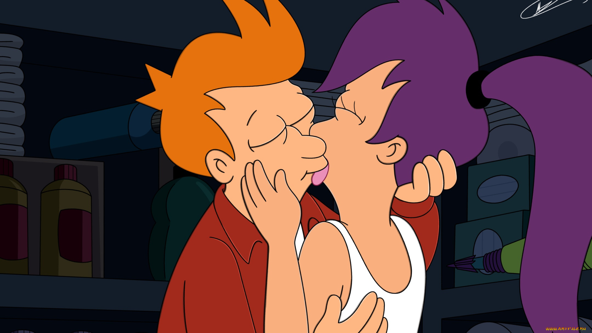 мультфильмы, futurama, персонажи