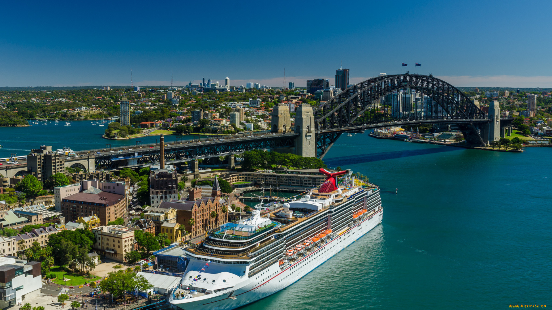 sydney, harbour, &, the, rocks, корабли, лайнеры, круизный, лайнер