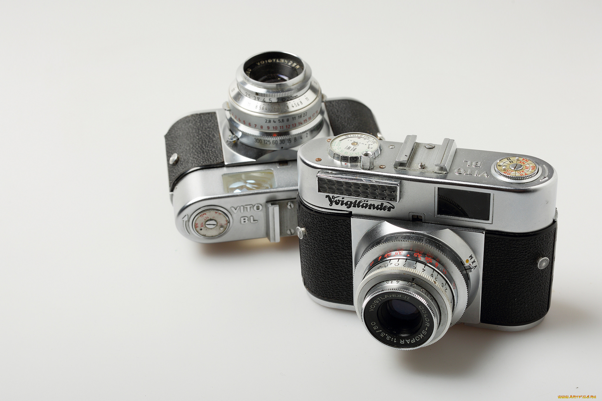 voigtlander, бренды, -, другое, пара, камеры, фотоаппараты