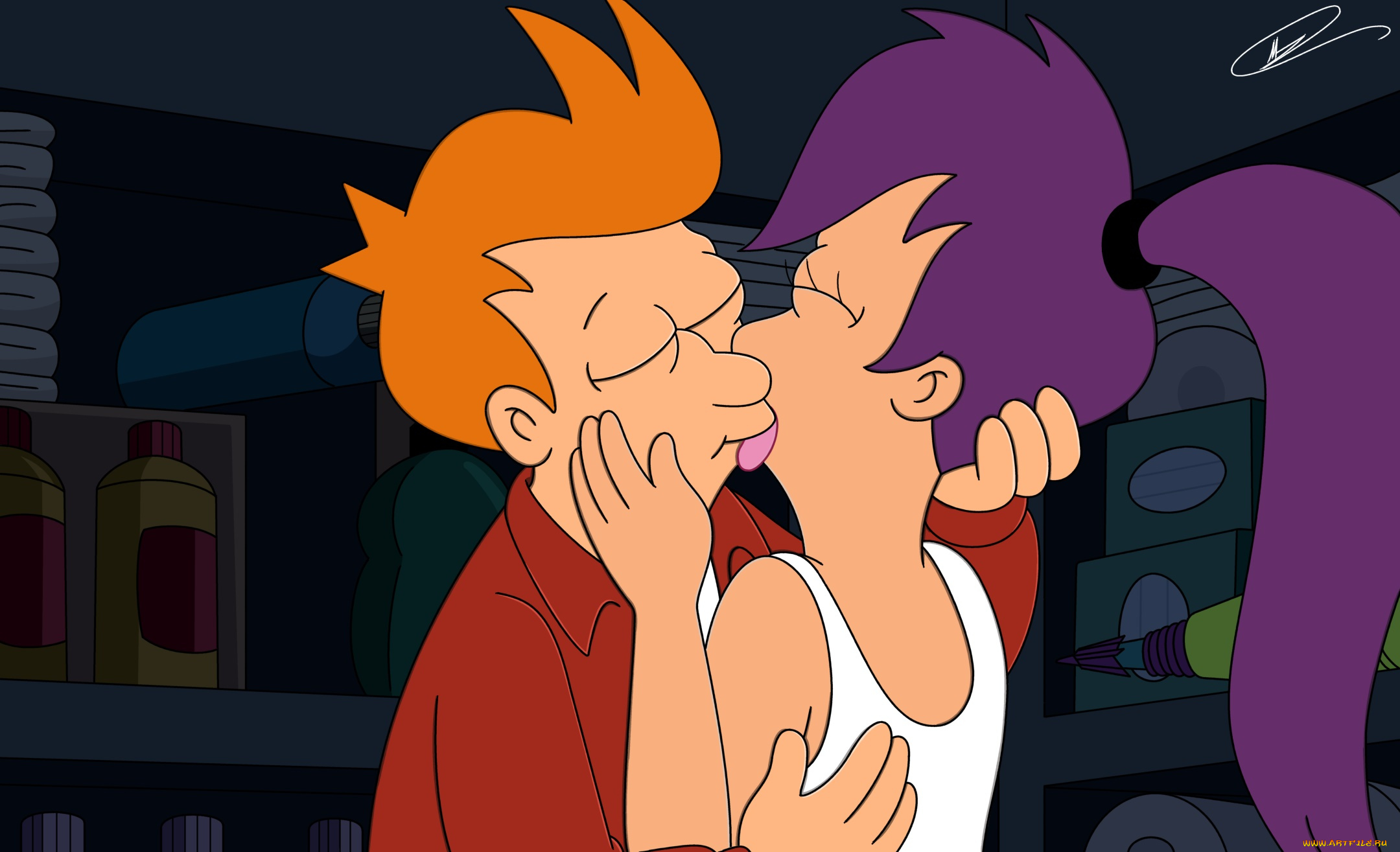 мультфильмы, futurama, персонажи