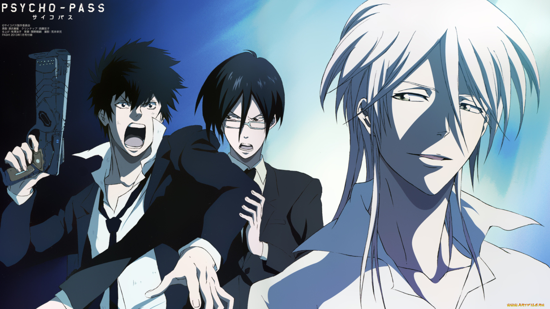 аниме, psycho-pass, парни