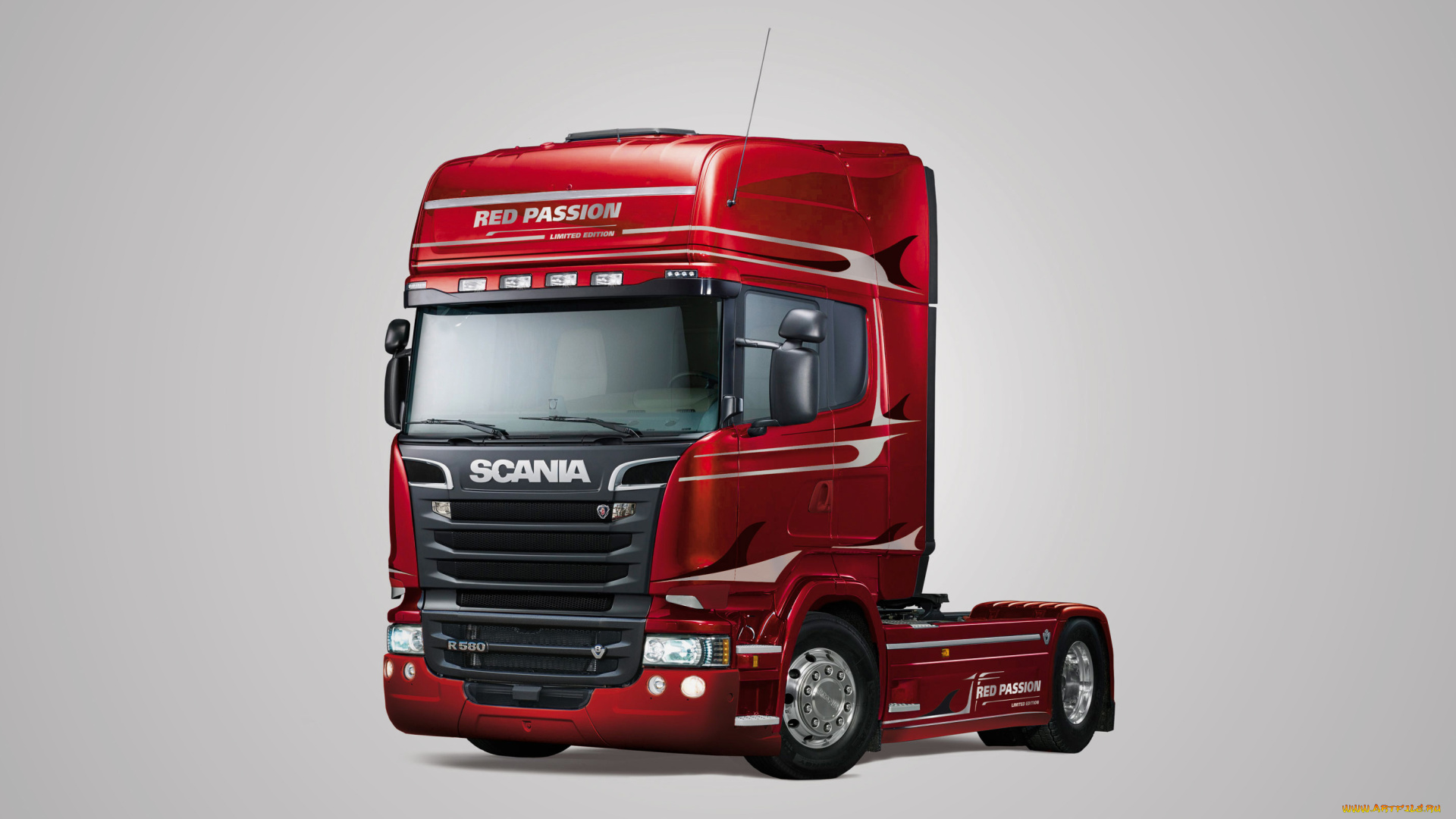 автомобили, scania, r580, red, passion, 2014г