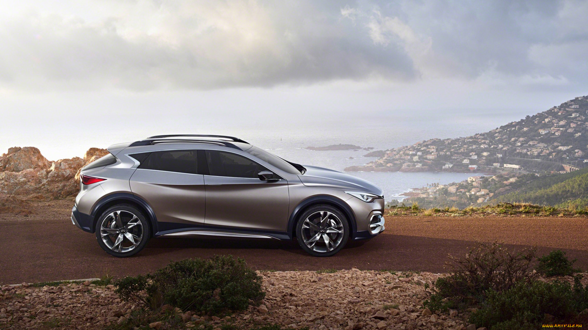 infiniti, qx30, concept, 2015, автомобили, infiniti, crossover, 2015, concept, qx30