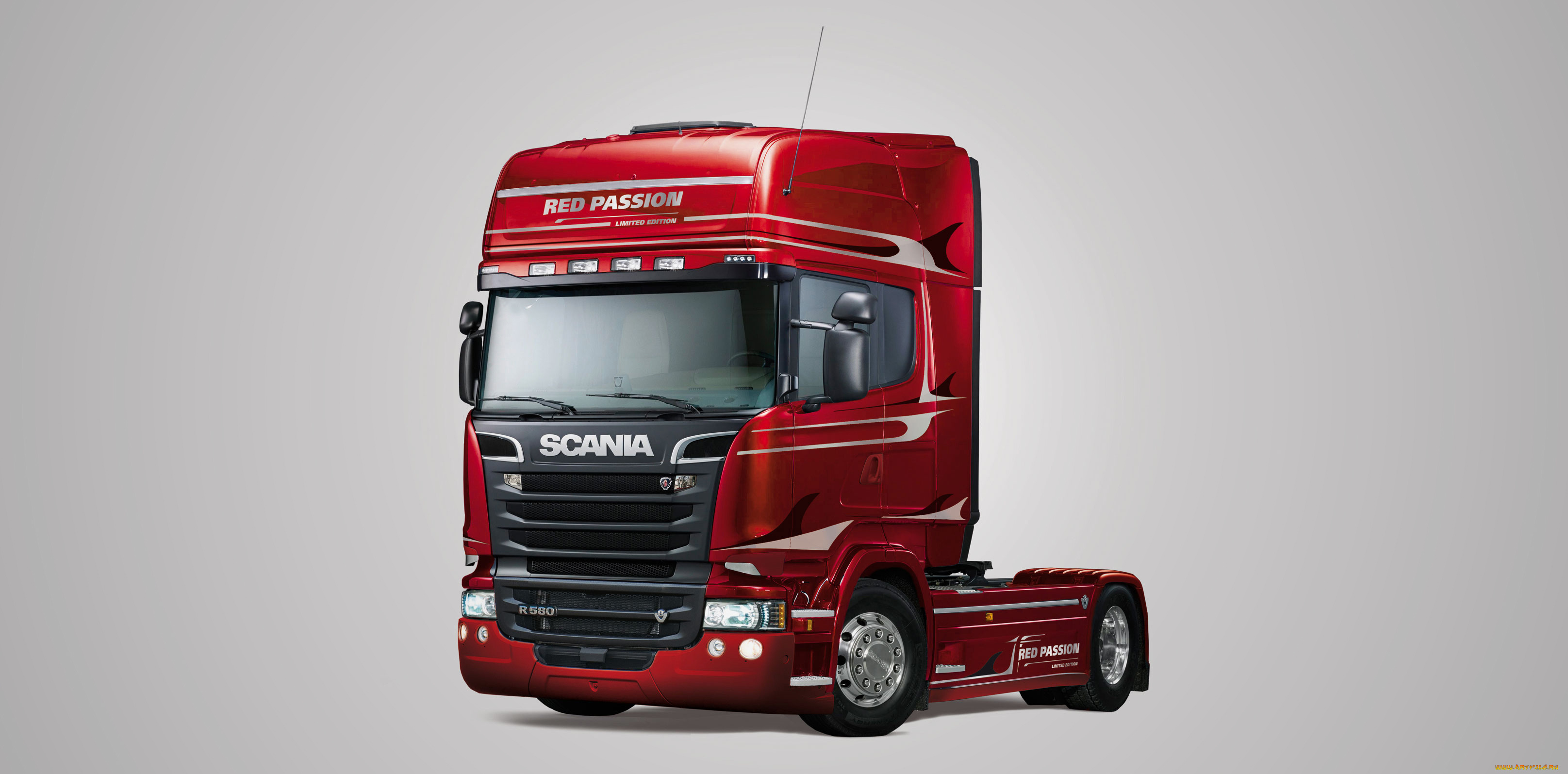 автомобили, scania, r580, red, passion, 2014г