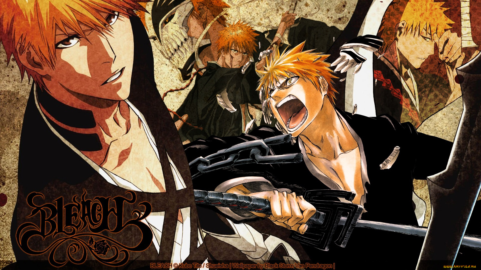 аниме, bleach, ичиго