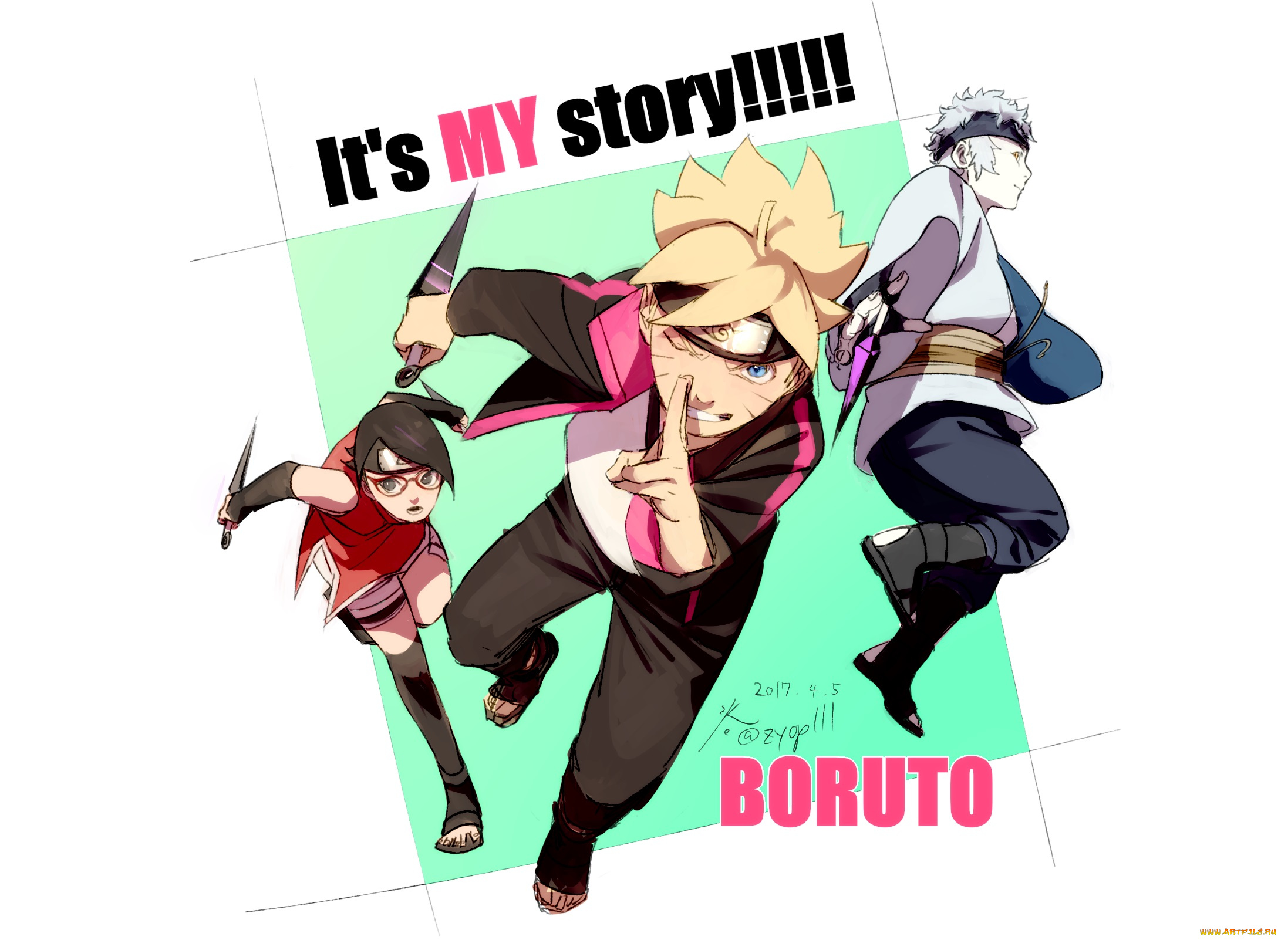 аниме, naruto, mitsuki, uchiha, sarada, uzumaki, boruto