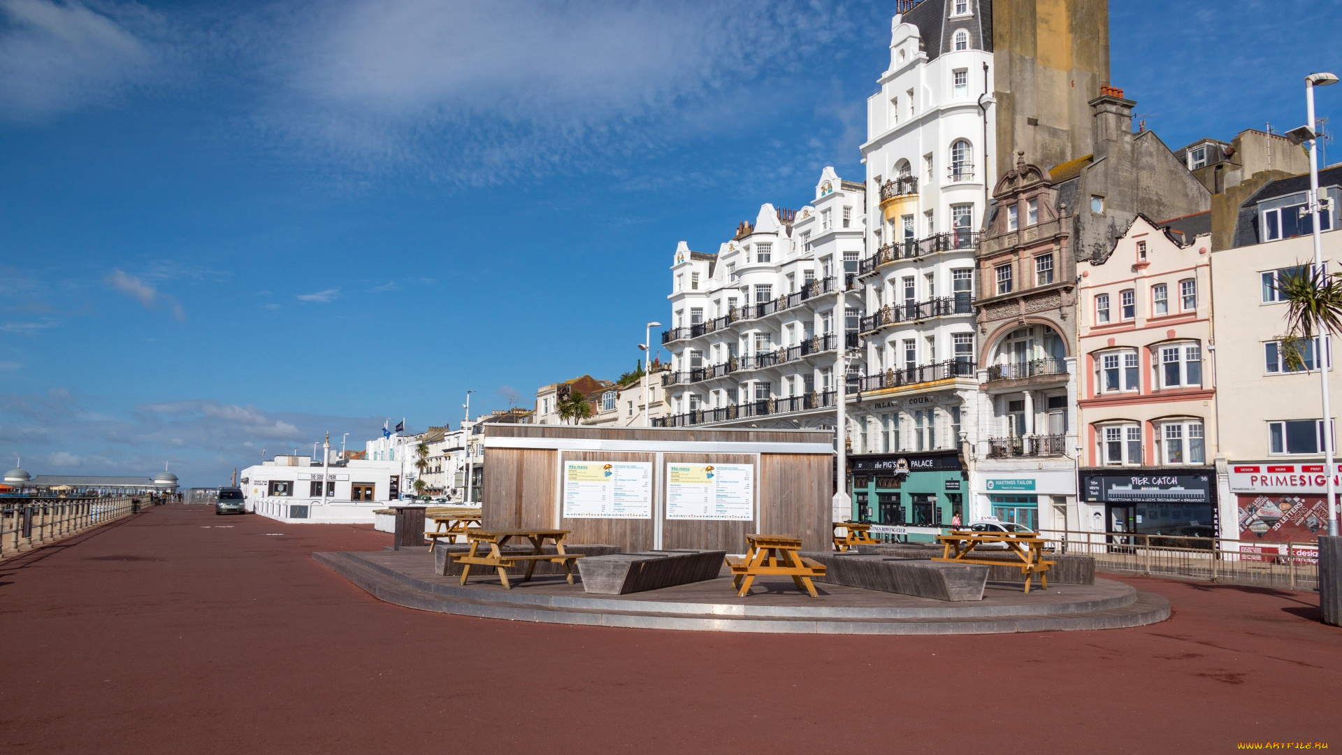 hastings, united, kingdom, города, -, улицы, , площади, , набережные, united, kingdom