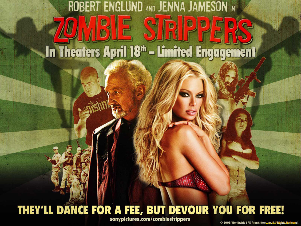 кино, фильмы, zombie, strippers