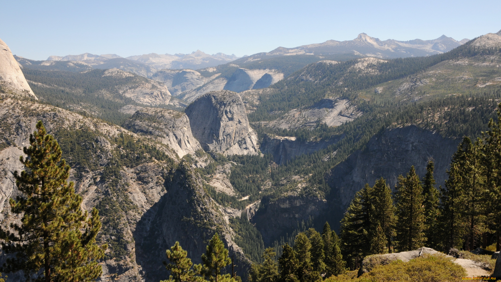 california, yosemite, national, park, природа, горы