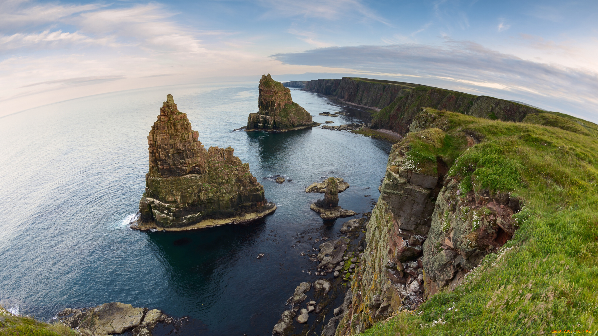 duncansby, stacks, caithness, scotland, природа, побережье, шотландия, скалы, северное, море, north, sea