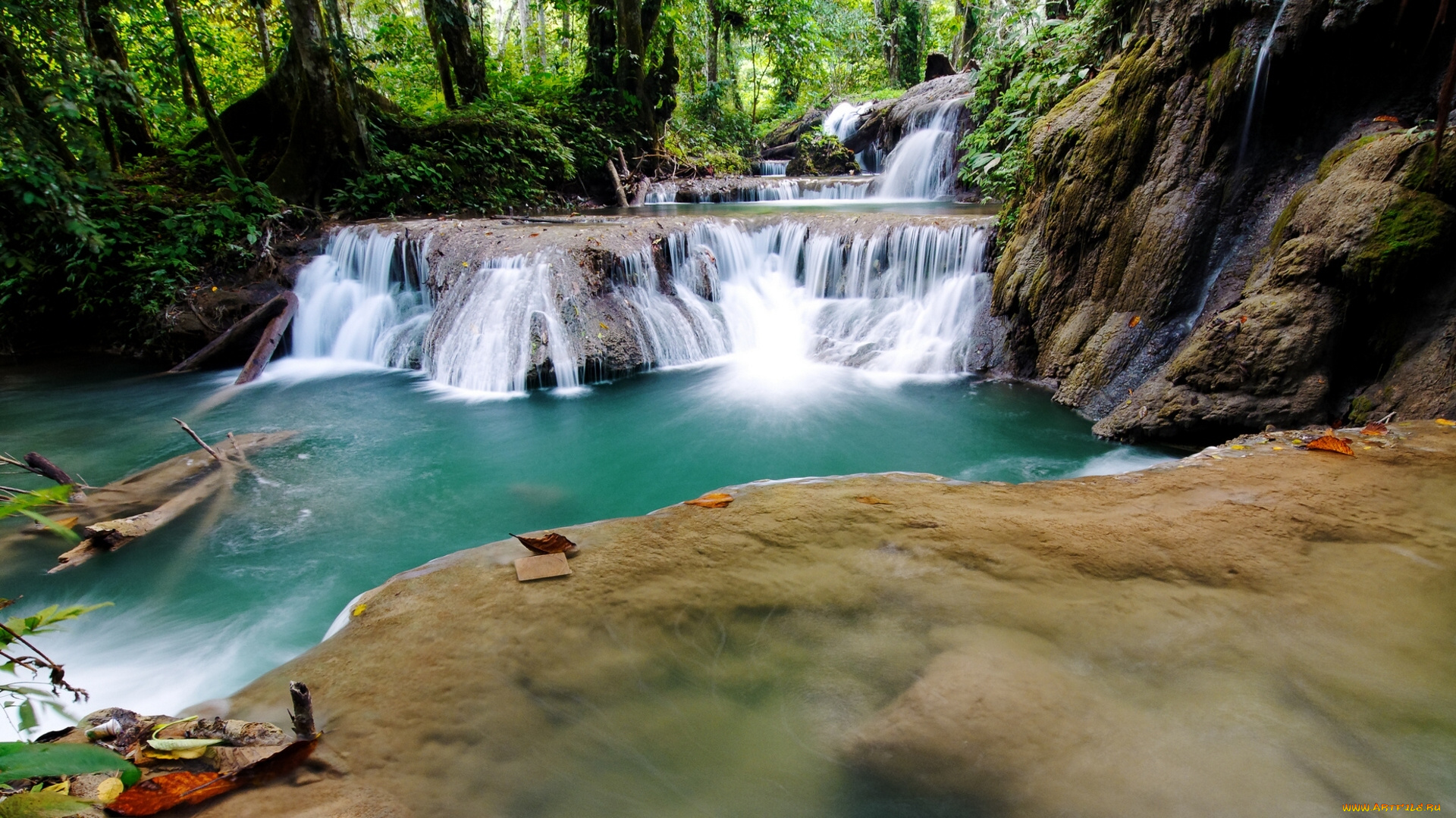 salodik, waterfall, luwuk, central, sulawesi, indonesia, природа, водопады, сулавеси, индонезия, каскад, лес, камни