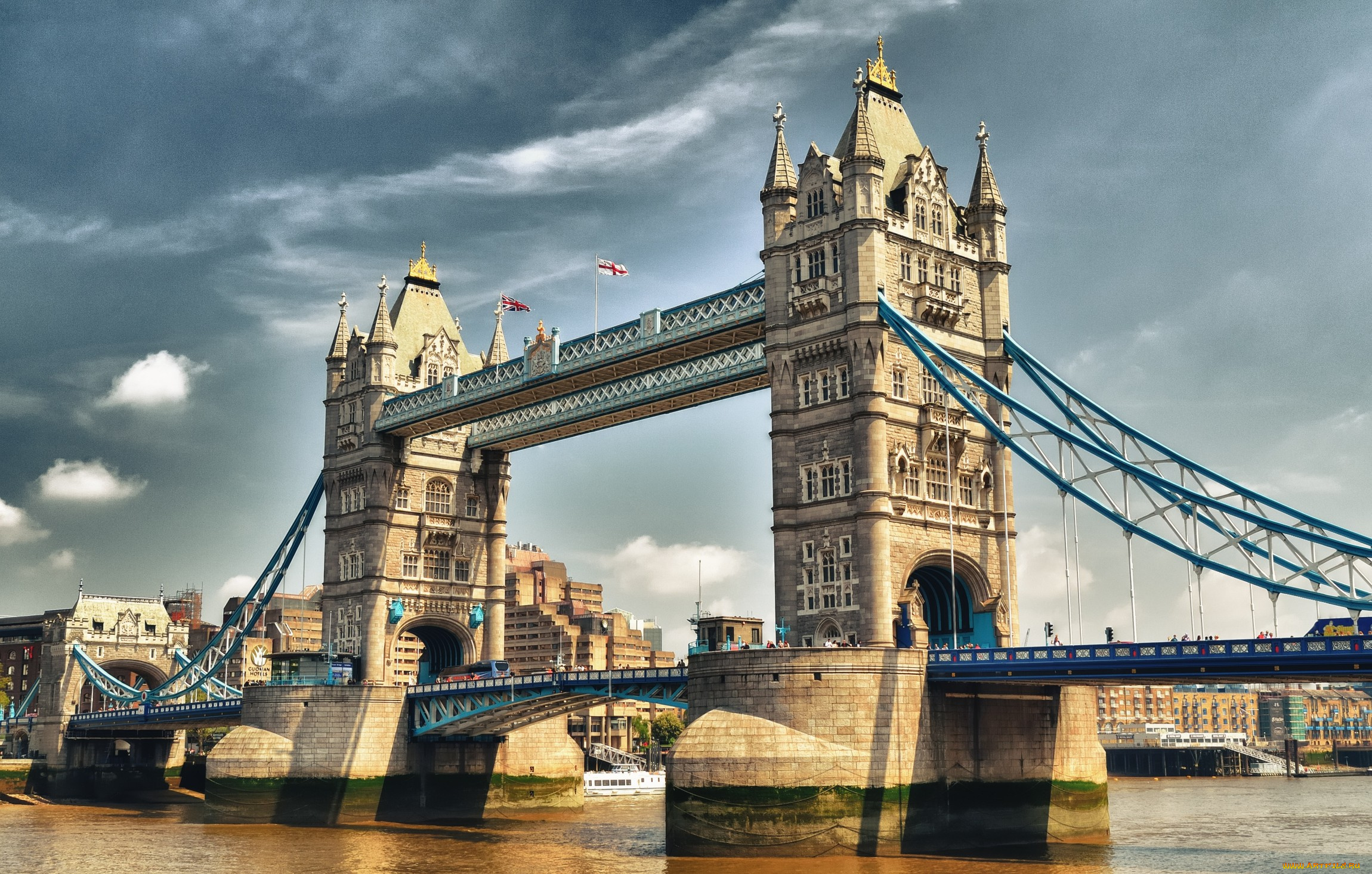 london, tower, bridge, города, лондон, великобритания, темза, тауэр, мост