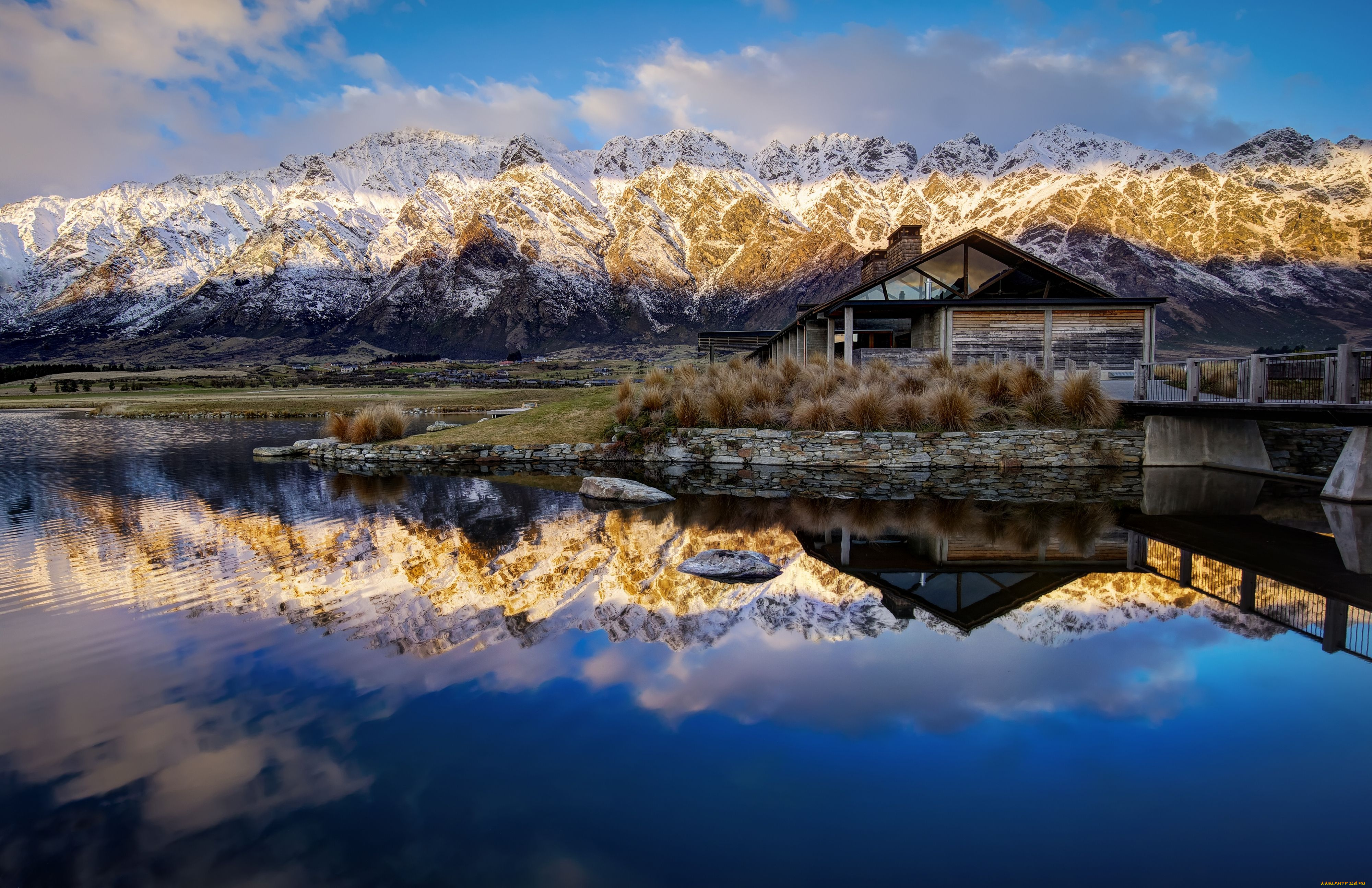 queenstown, new, zealand, природа, реки, озера, lake, wakatipu, куинстаун, новая, зеландия, озеро, уакатипу, горы, отражение