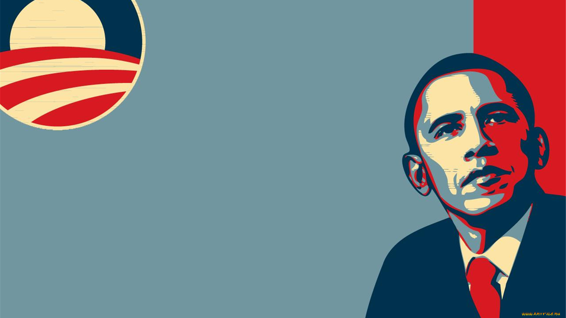 рисованные, минимализм, obama