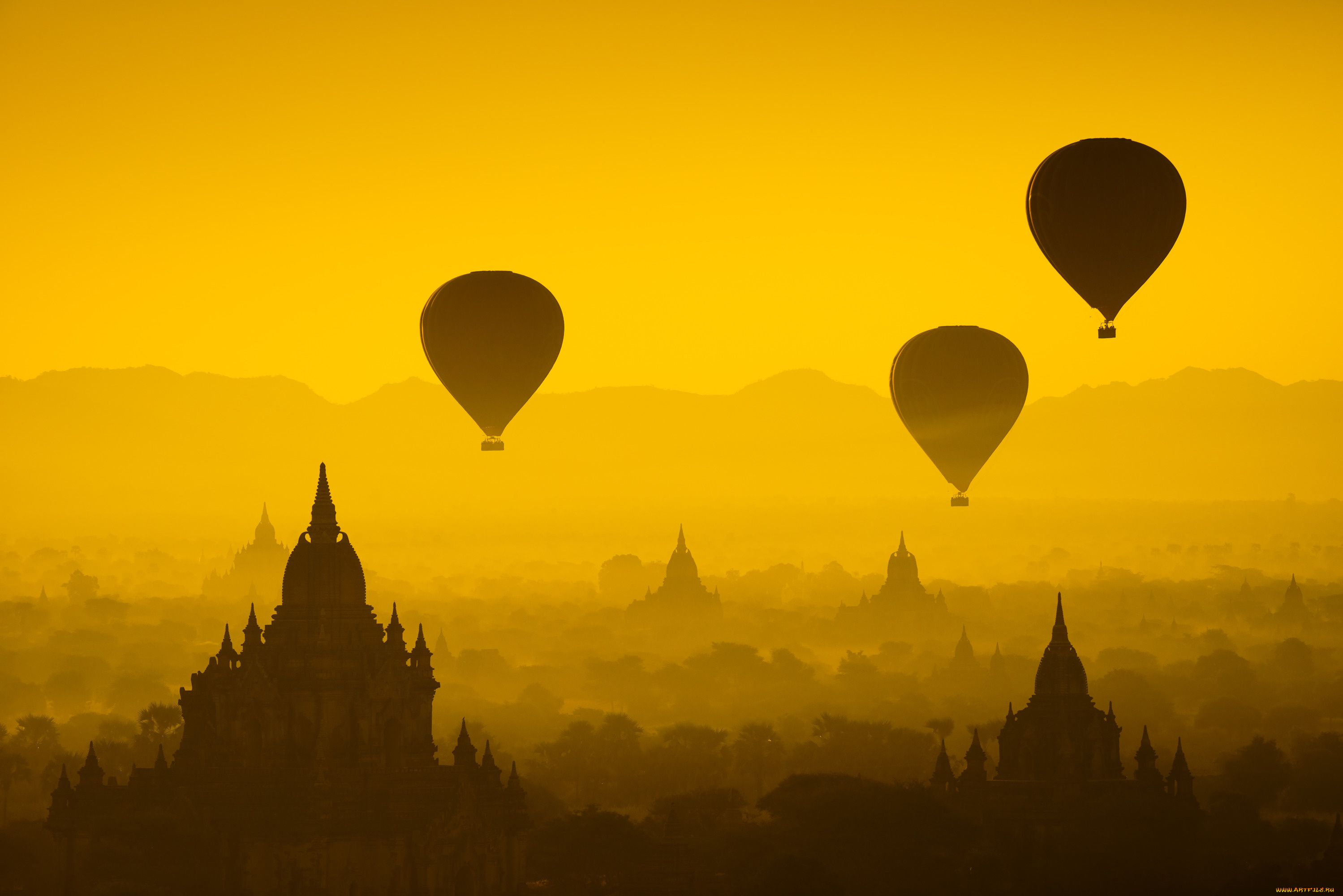 авиация, воздушные, шары, солнце, полет, mist, воздушные, шары, palace, temple, forest, sunset, architecture, old, the, lost, town, burma, myanmar, затерянный, город, лес, дворец, храм, закат, архитектура, мьянма, бирма, старый, bagan