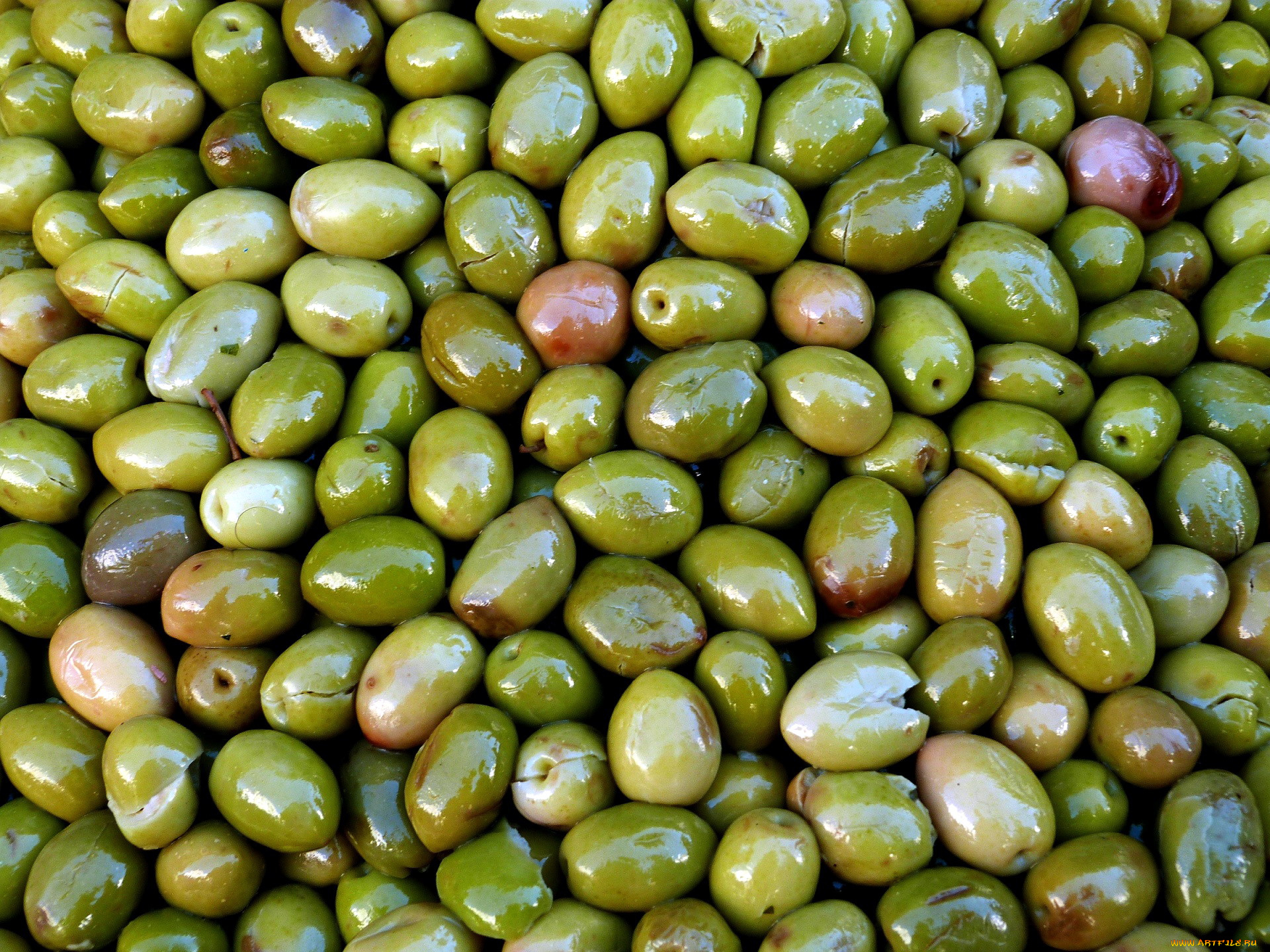 еда, оливки, много, зеленые