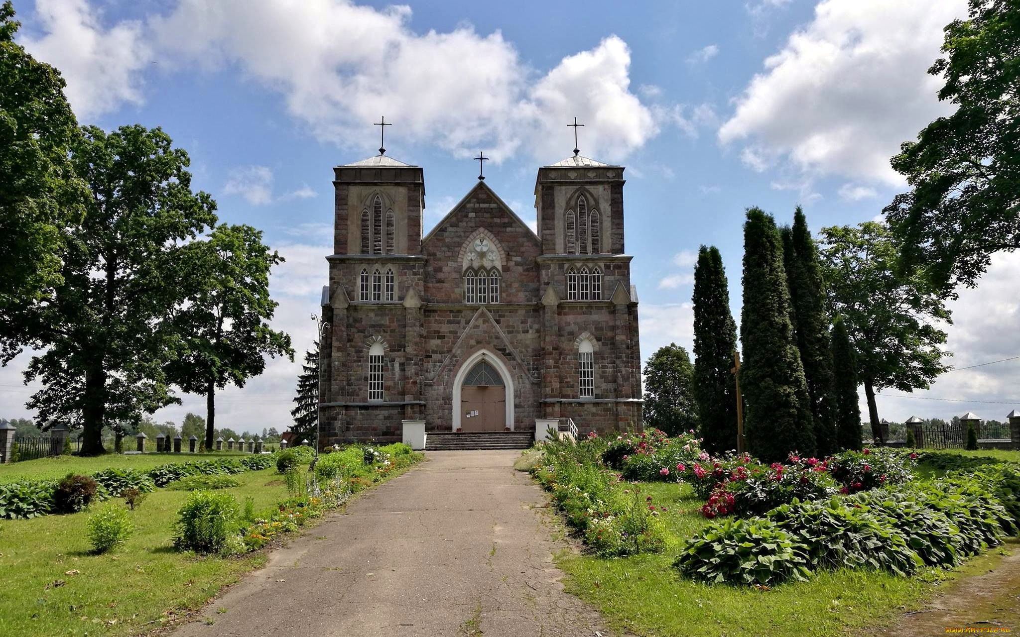 church, in, naujene, , latvia, города, -, католические, соборы, , костелы, , аббатства, church, in, naujene, latvia