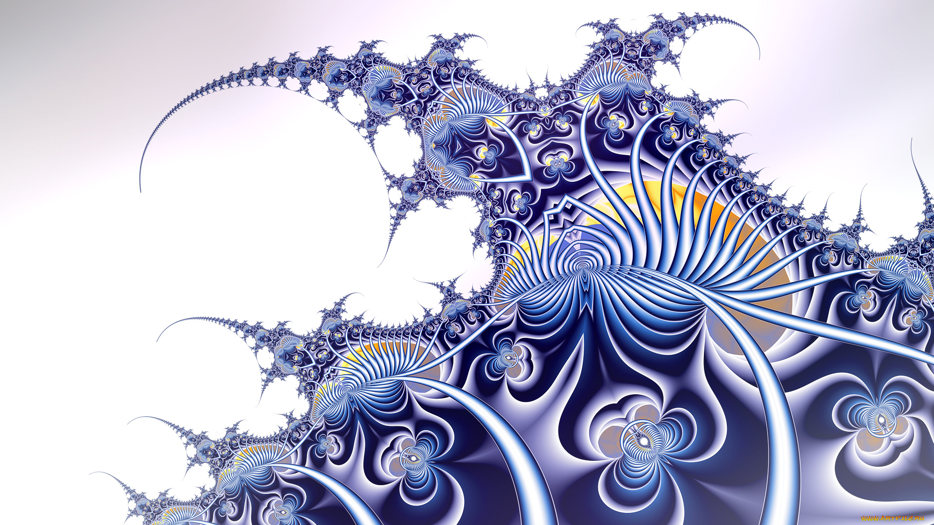 3д, графика, фракталы, , fractal, цвет, фон, узоор