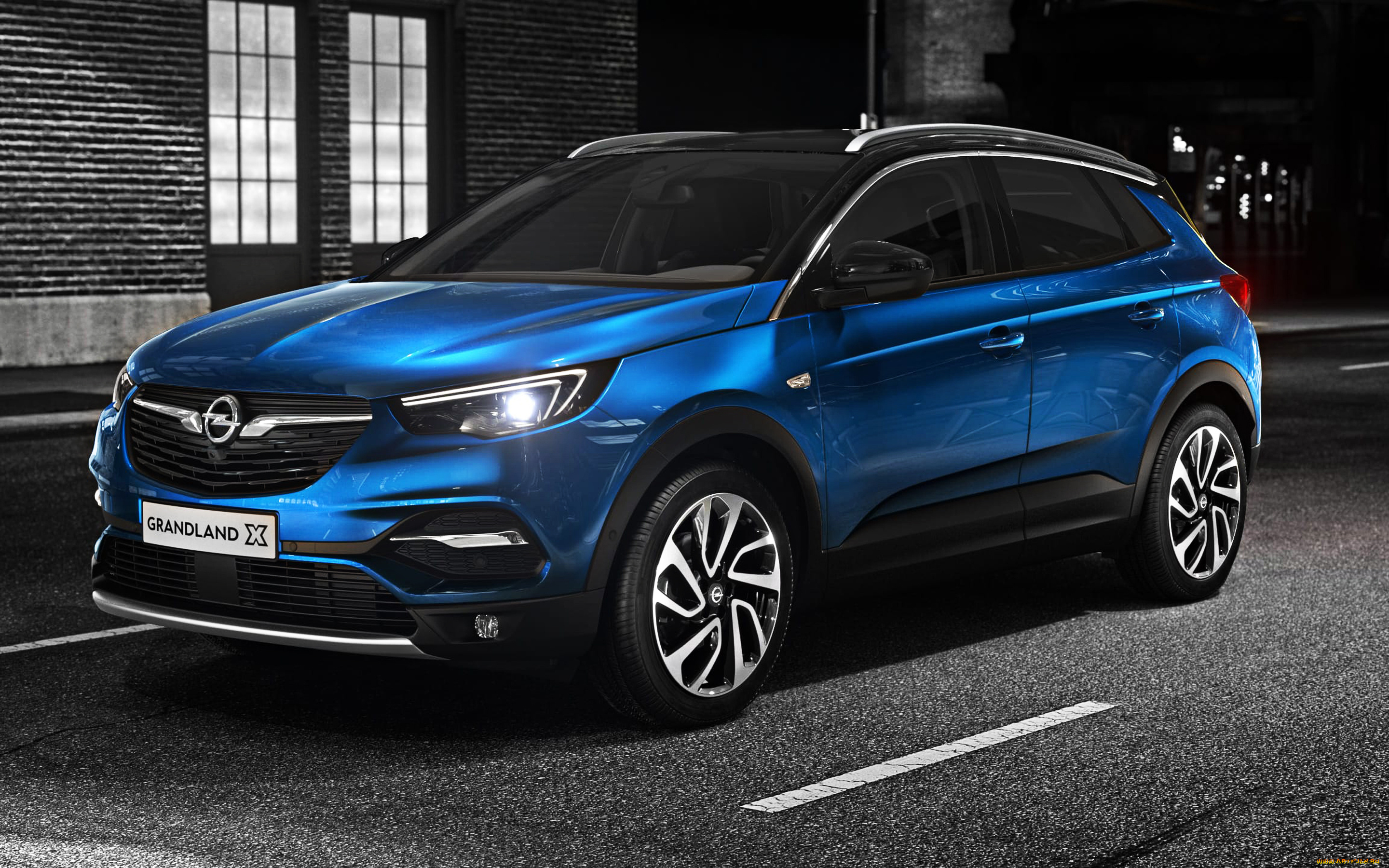 2019, opel, grandland, x, автомобили, opel, grandland, x, немецкие, кроссовер, новинки, авто, синий, 2019, вид, спереди, внешность, компактный