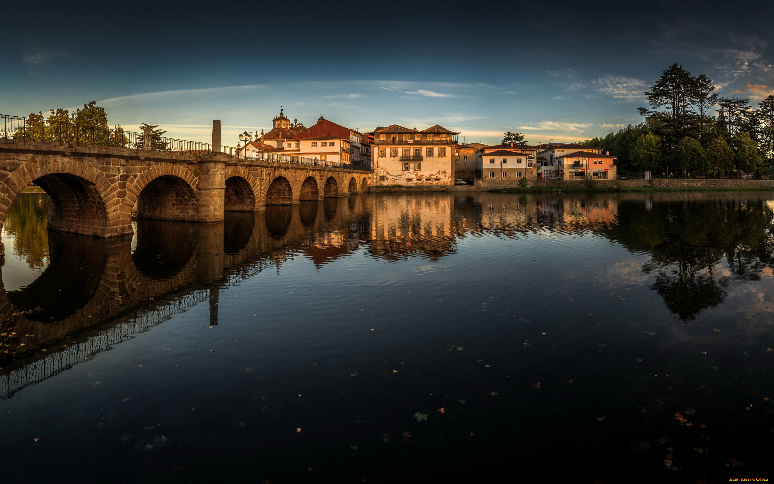chaves, portugal, города, -, мосты