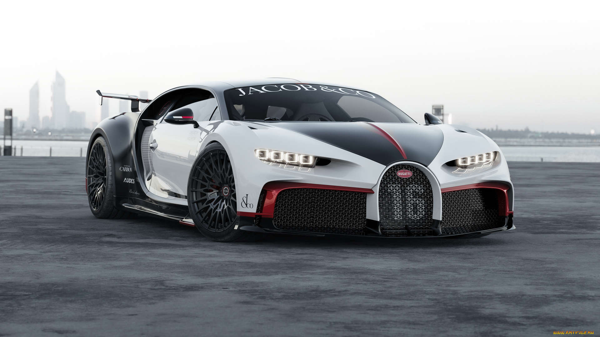 автомобили, bugatti, chiron, tuning, french, hypercar, widebody