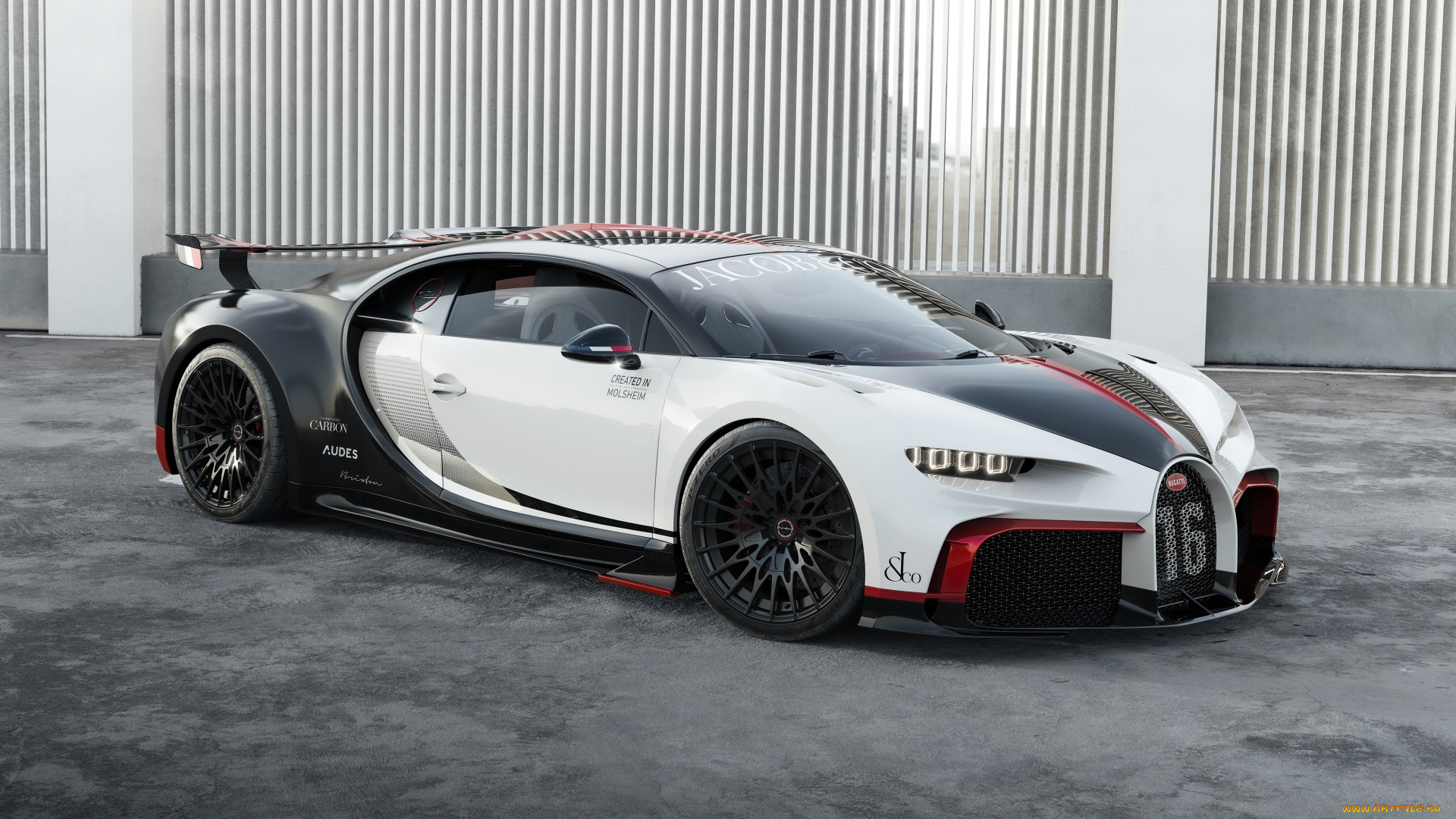 автомобили, bugatti, chiron, tuning, french, hypercar, widebody