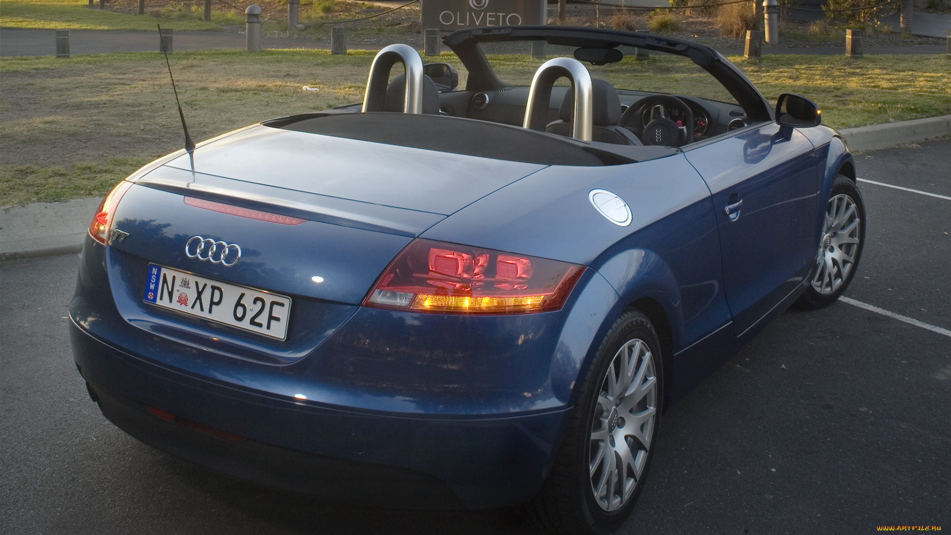 автомобили, audi, синий, 8j, au-spec, tt, roadster