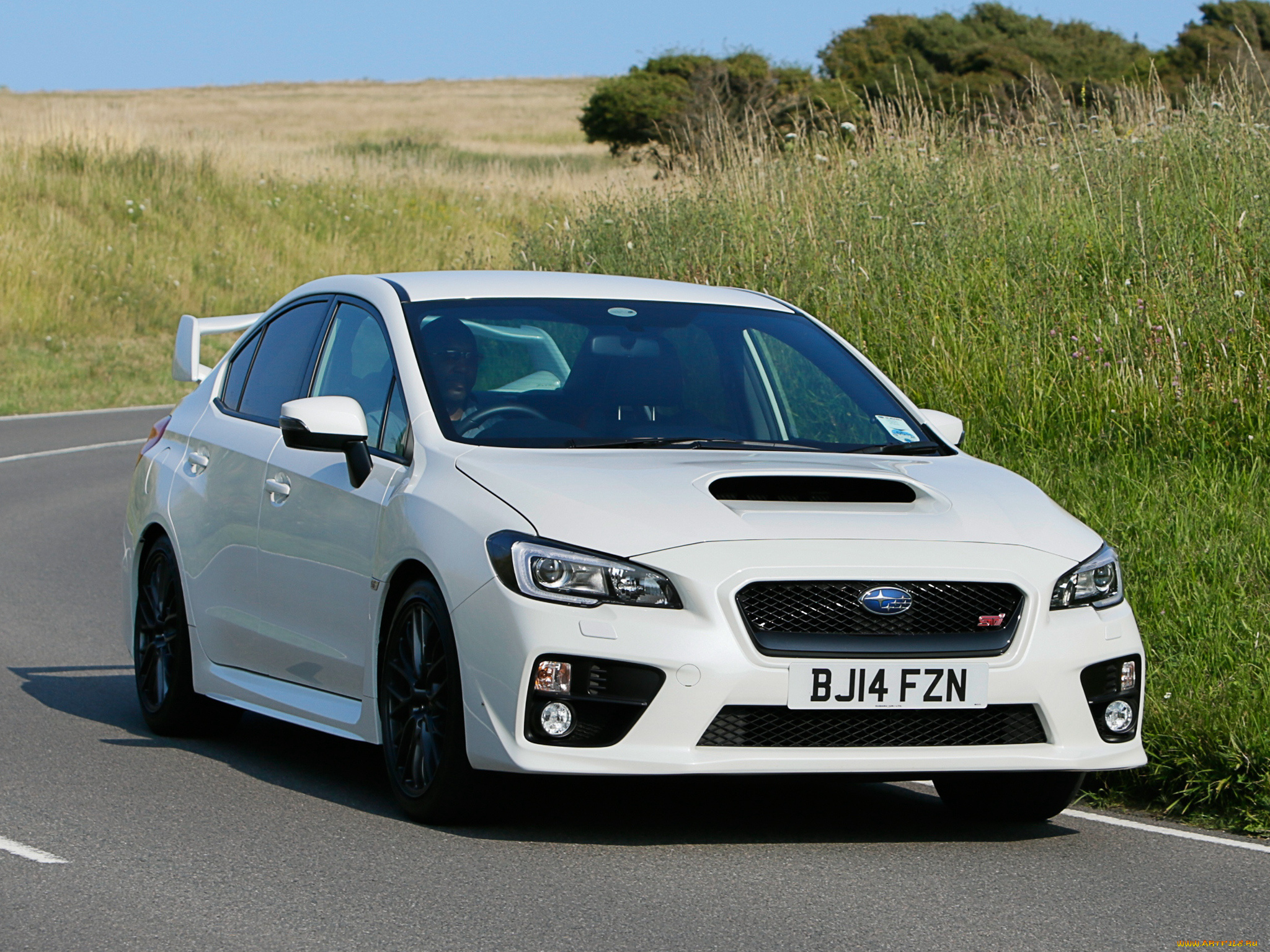 автомобили, subaru, светлый, 2014г, uk-spec, wrx, sti