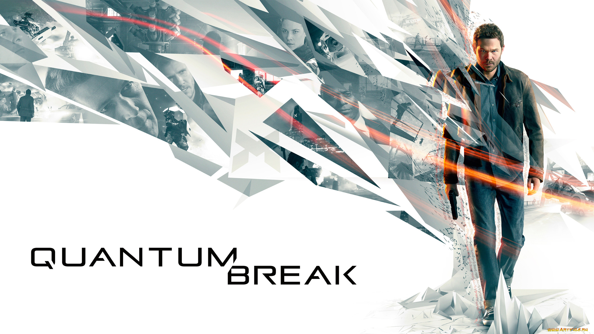 quantum, break, видео, игры, пистолет