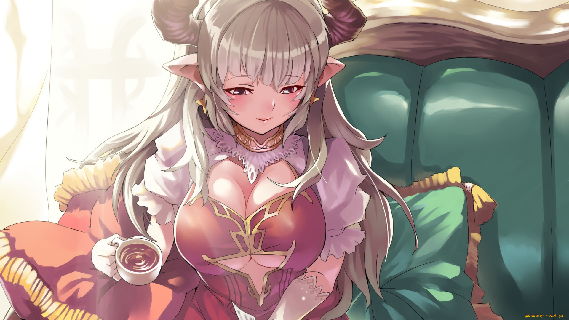 аниме, granblue, fantasy, девушка