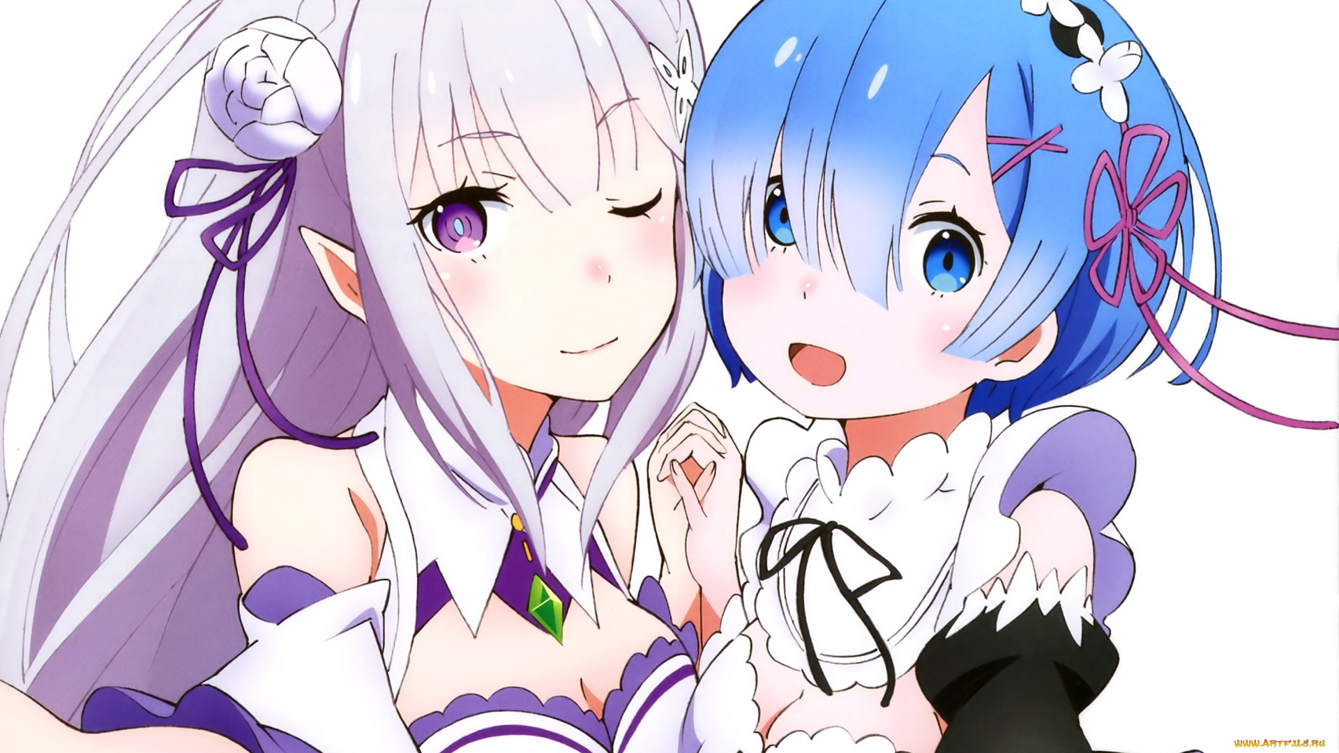 аниме, re, , zero, kara, hajimeru, isekai, seikatsu, девушка