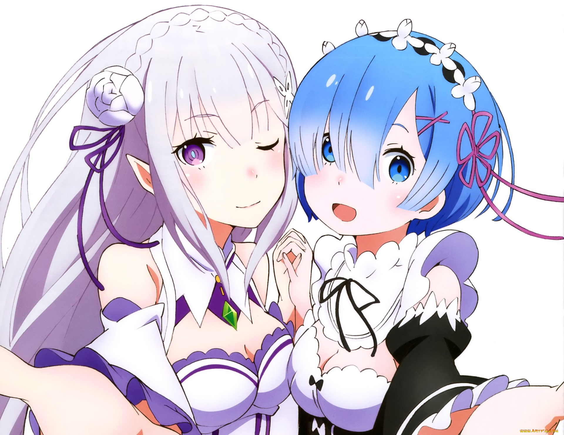 аниме, re, , zero, kara, hajimeru, isekai, seikatsu, девушка