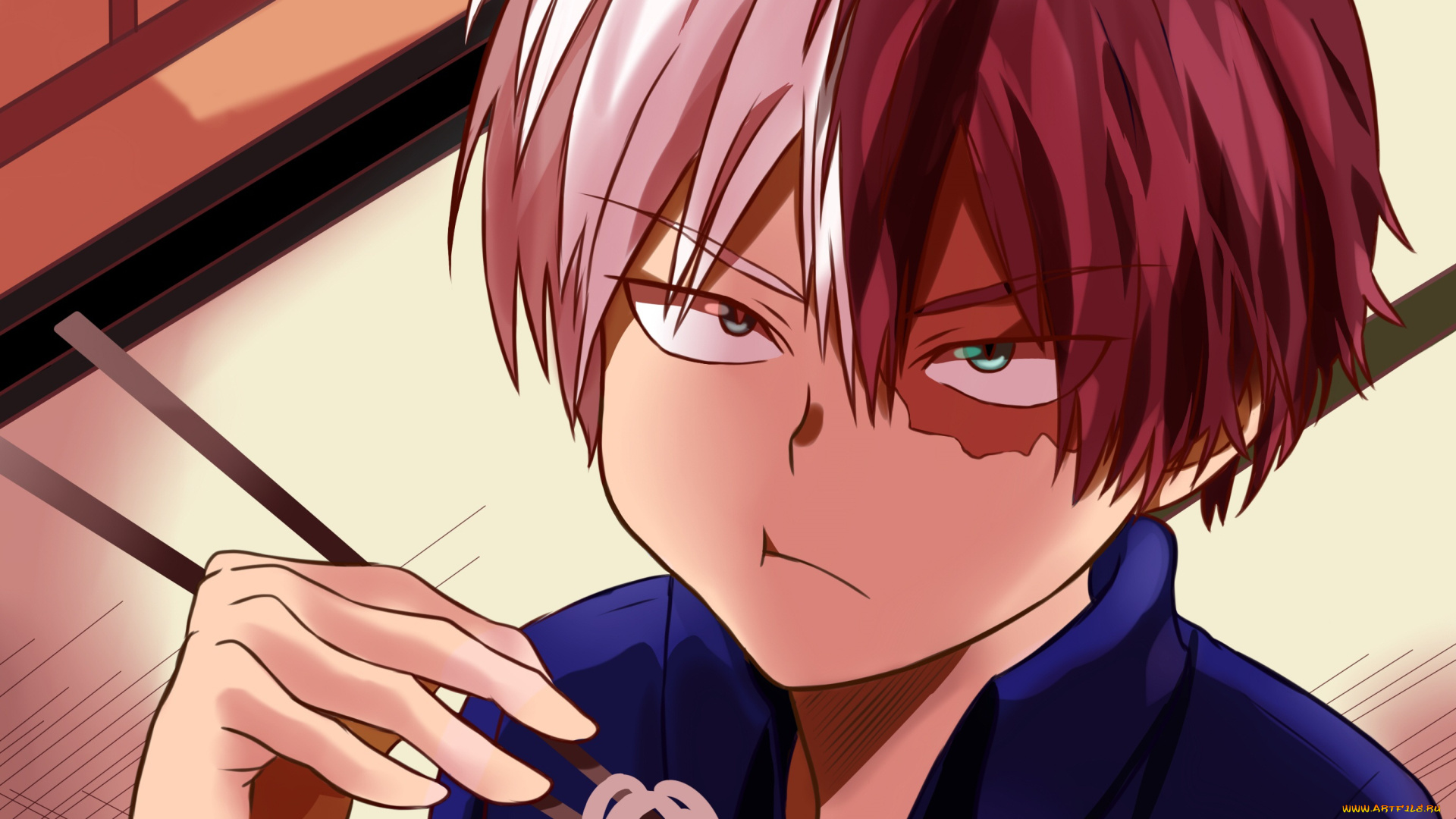 аниме, boku, no, hero, academia, todoroki, shouto